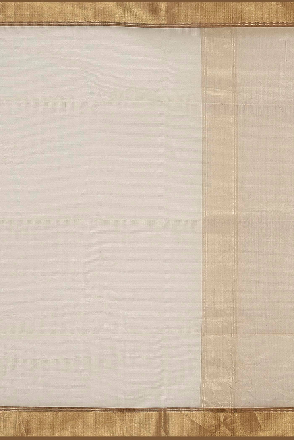 Beige Maheshwari Silk Cotton Saree