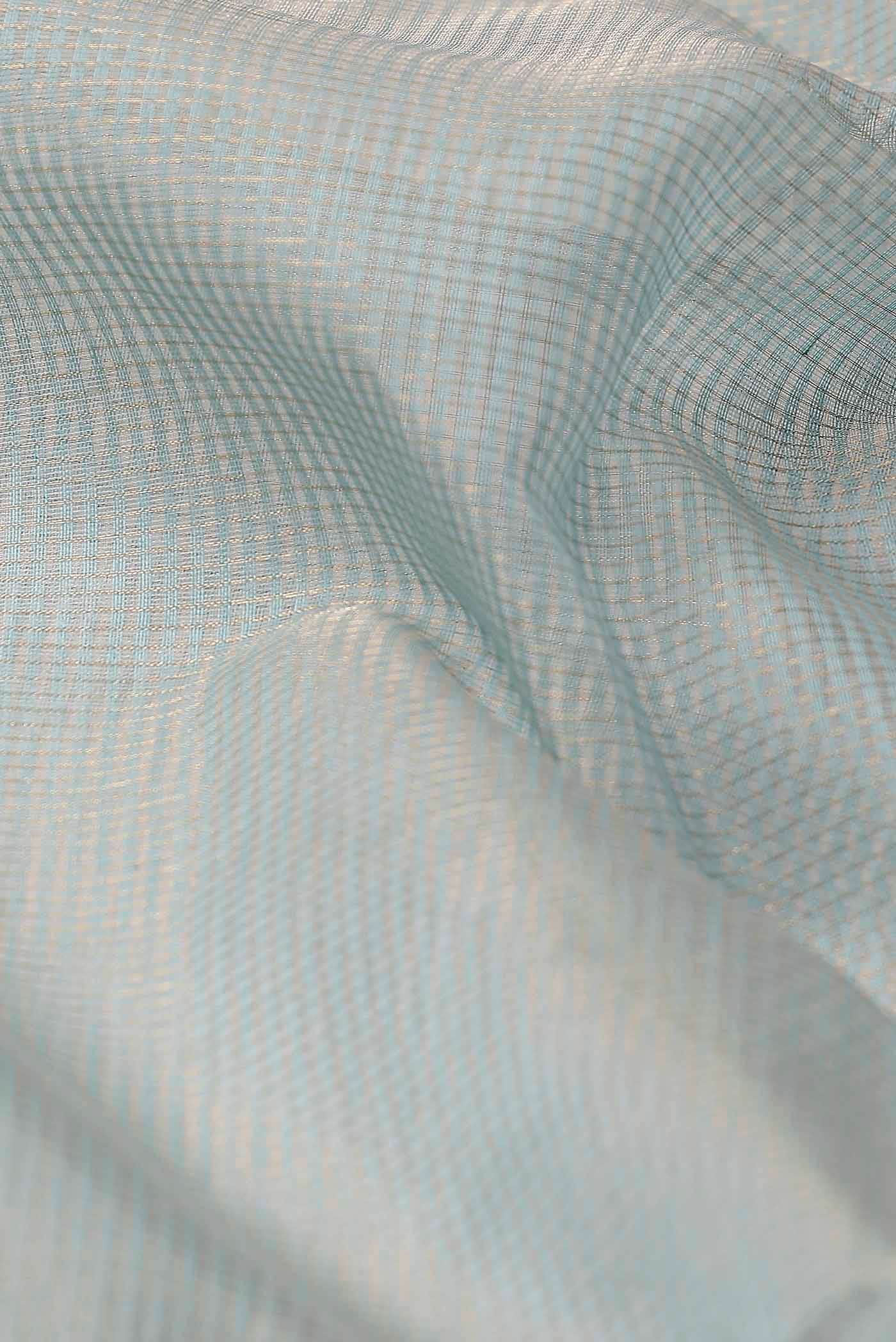 Blue Maheshwari Silk Cotton Saree