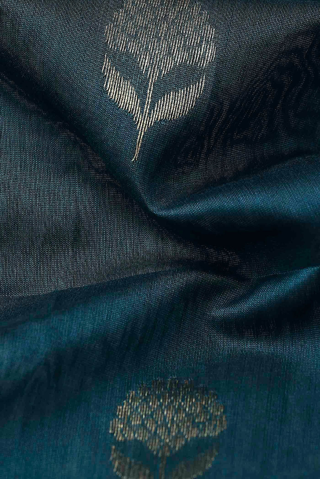 Green Maheshwari Silk Cotton Saree