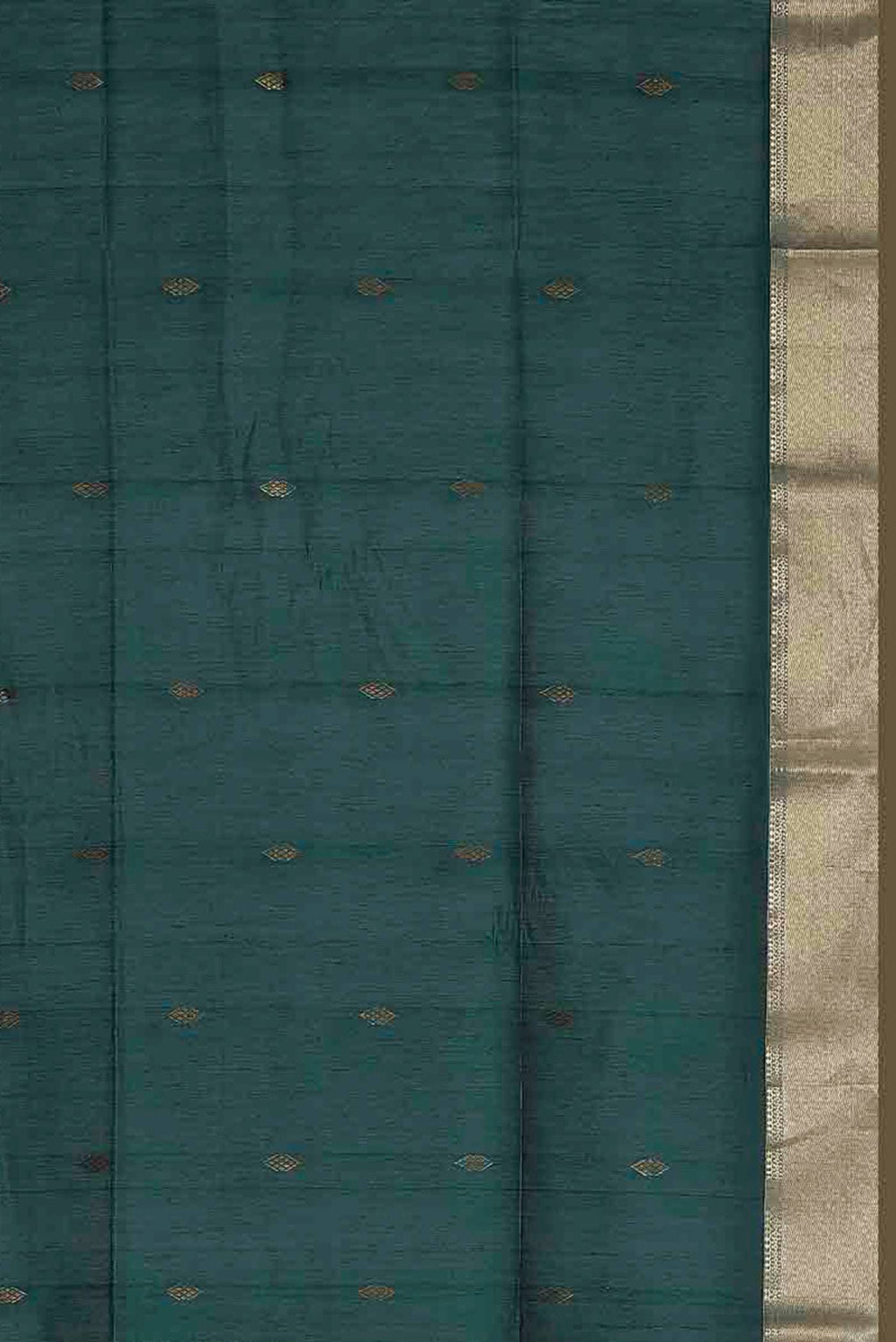 Green Maheshwari Silk Cotton Saree