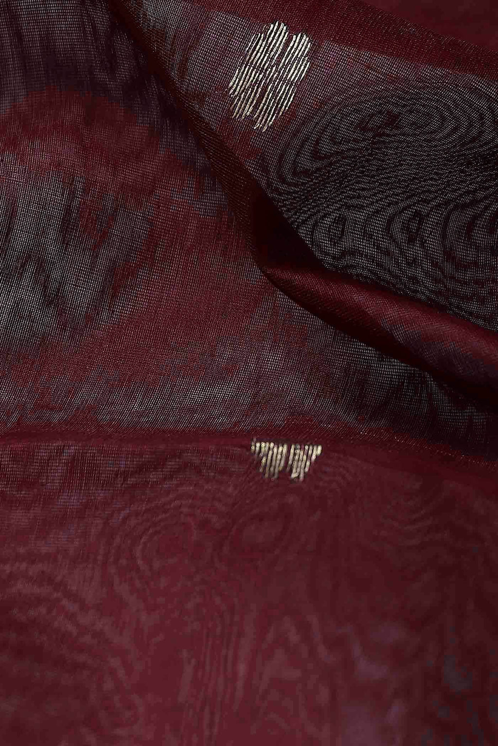 Maroon Maheshwari Silk Cotton Saree