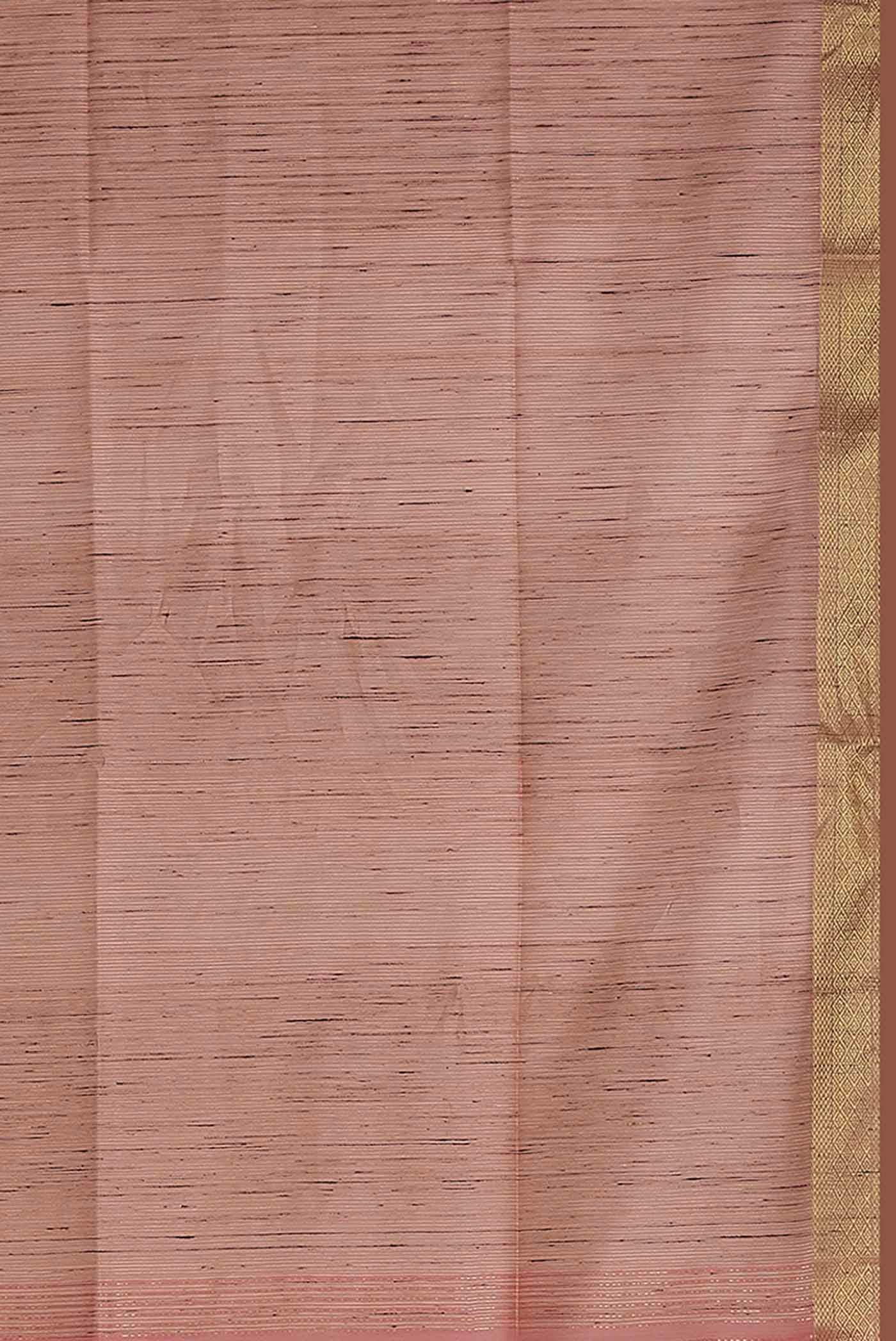Pink Maheshwari Silk Cotton Saree