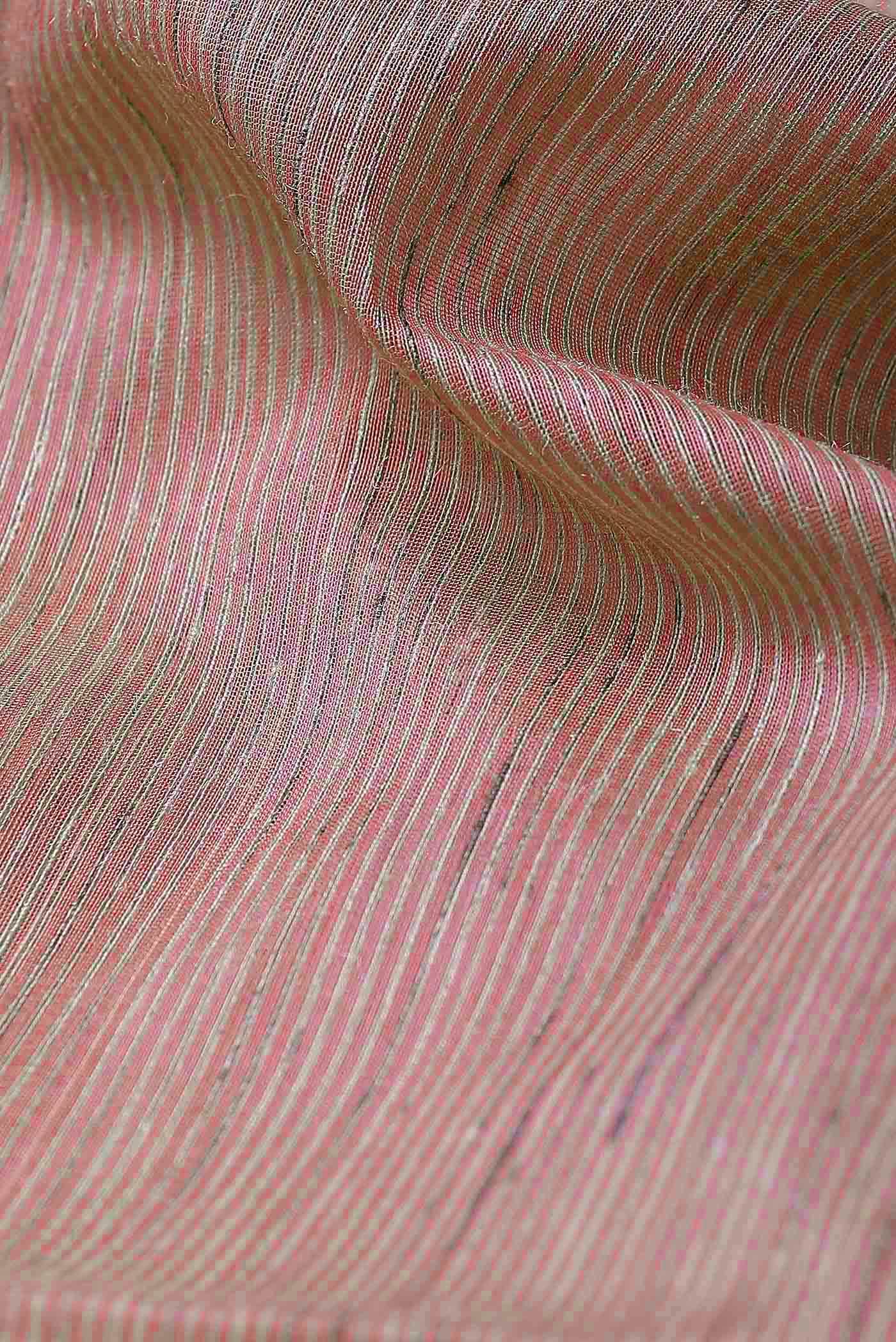 Pink Maheshwari Silk Cotton Saree