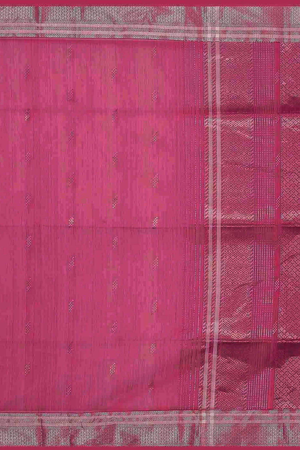 Pink Maheshwari Silk Cotton Saree