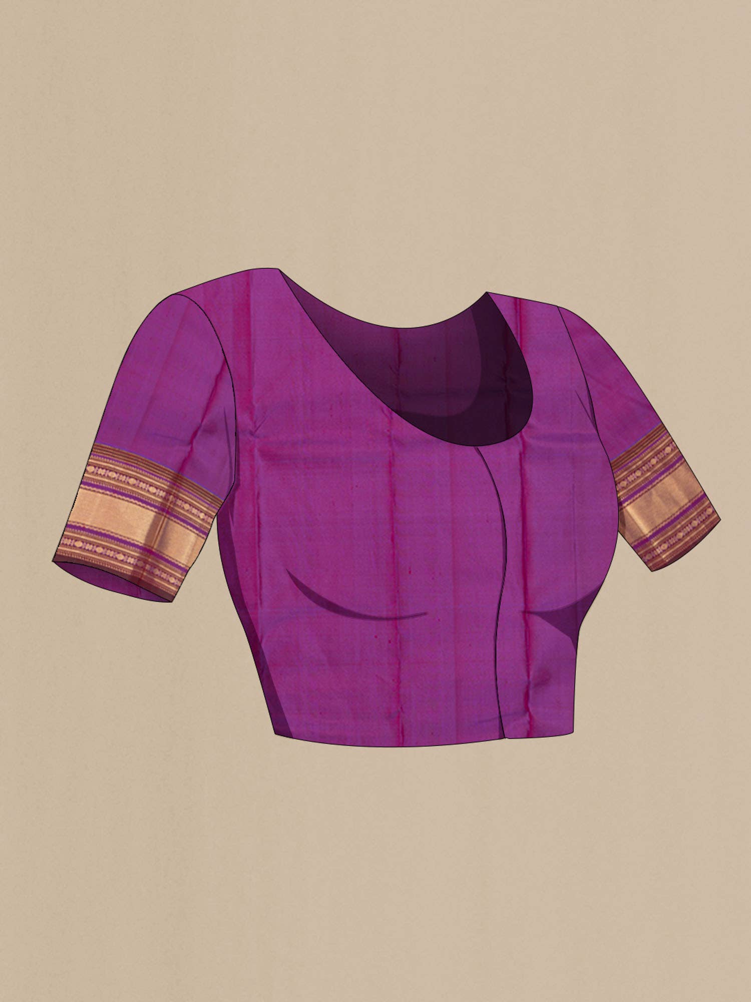 Purple Soft Silk Saree