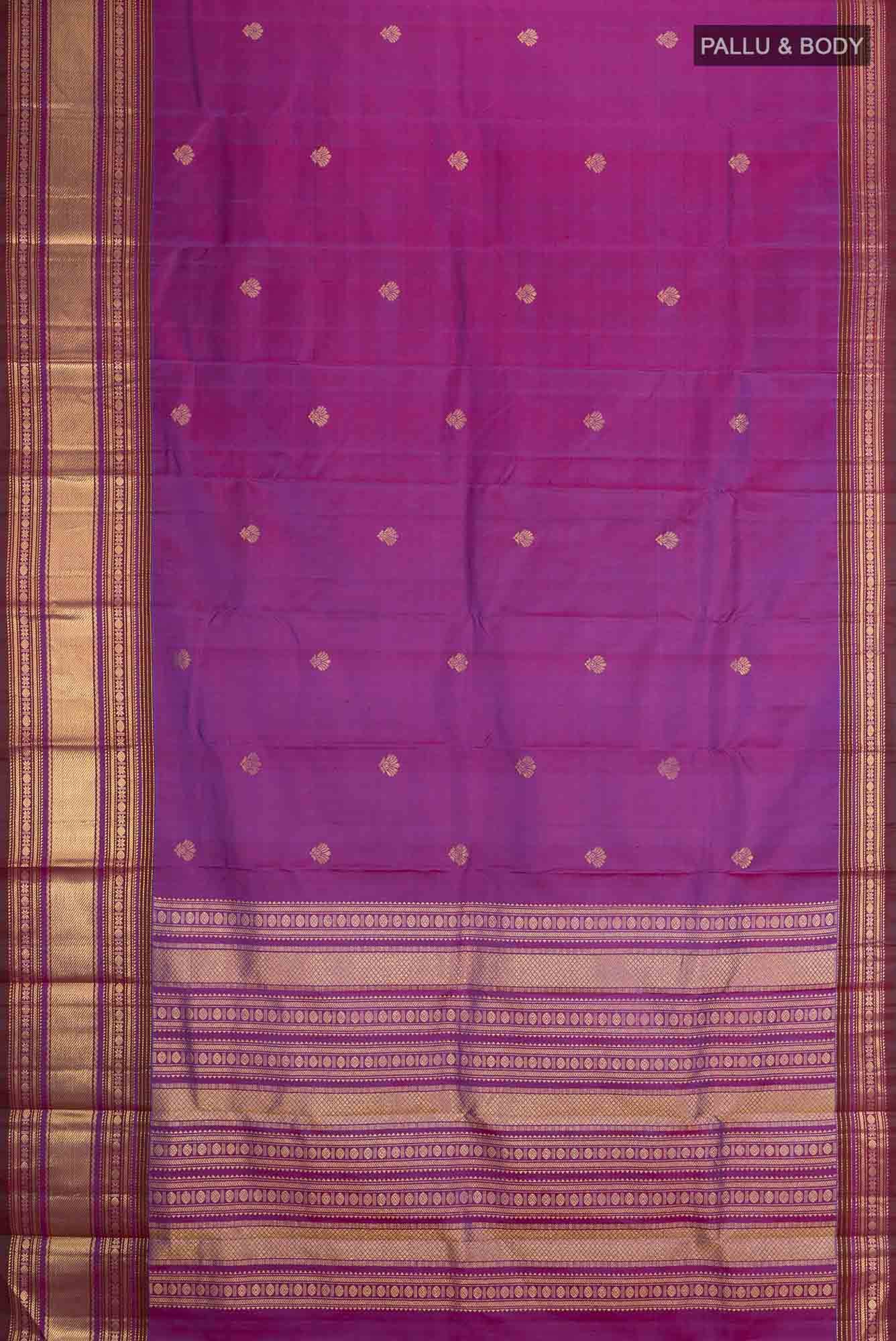 Purple Soft Silk Saree