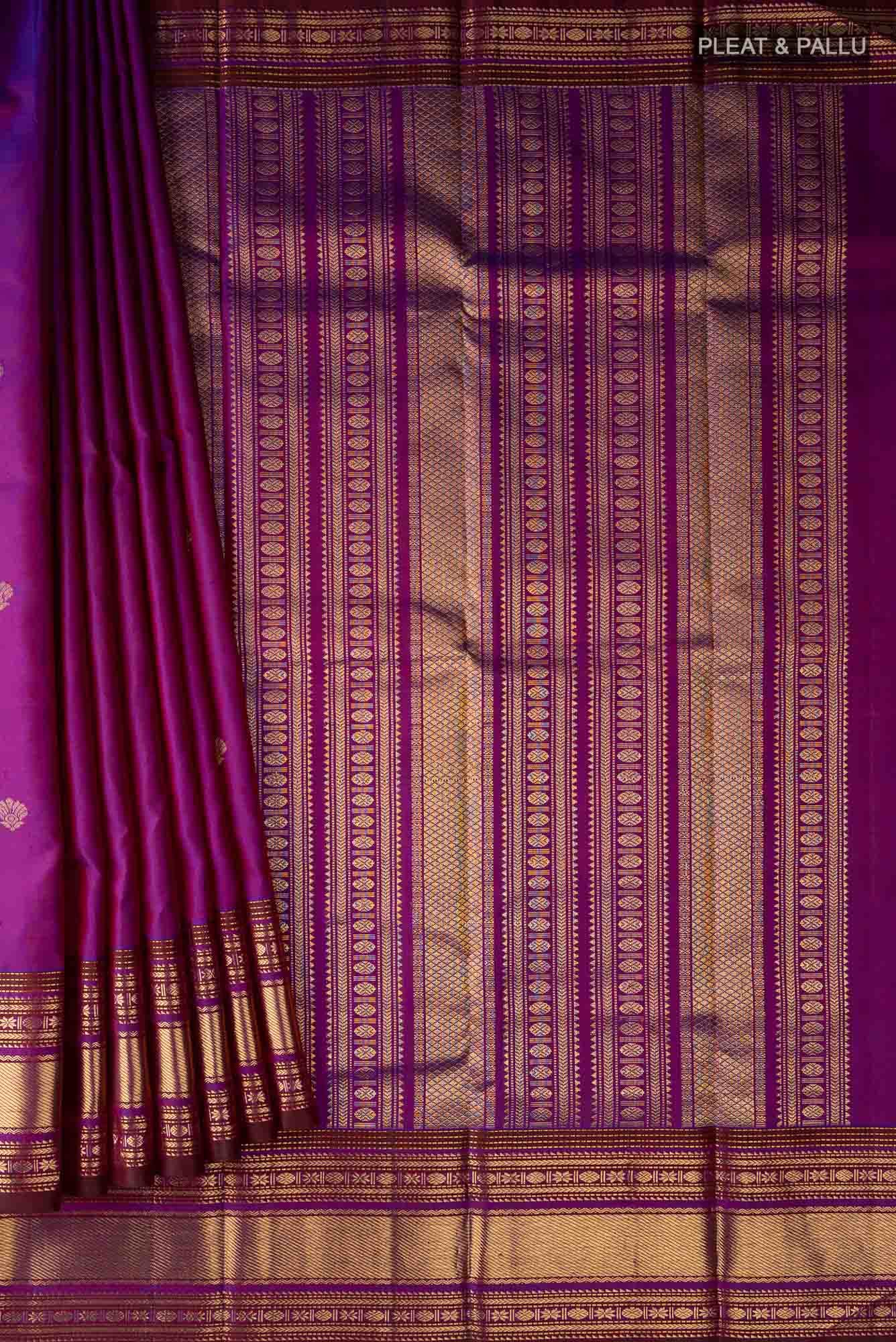 Purple Soft Silk Saree
