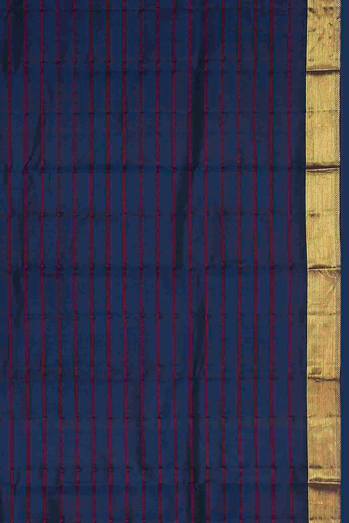 Blue Kanchipuram Silk Saree