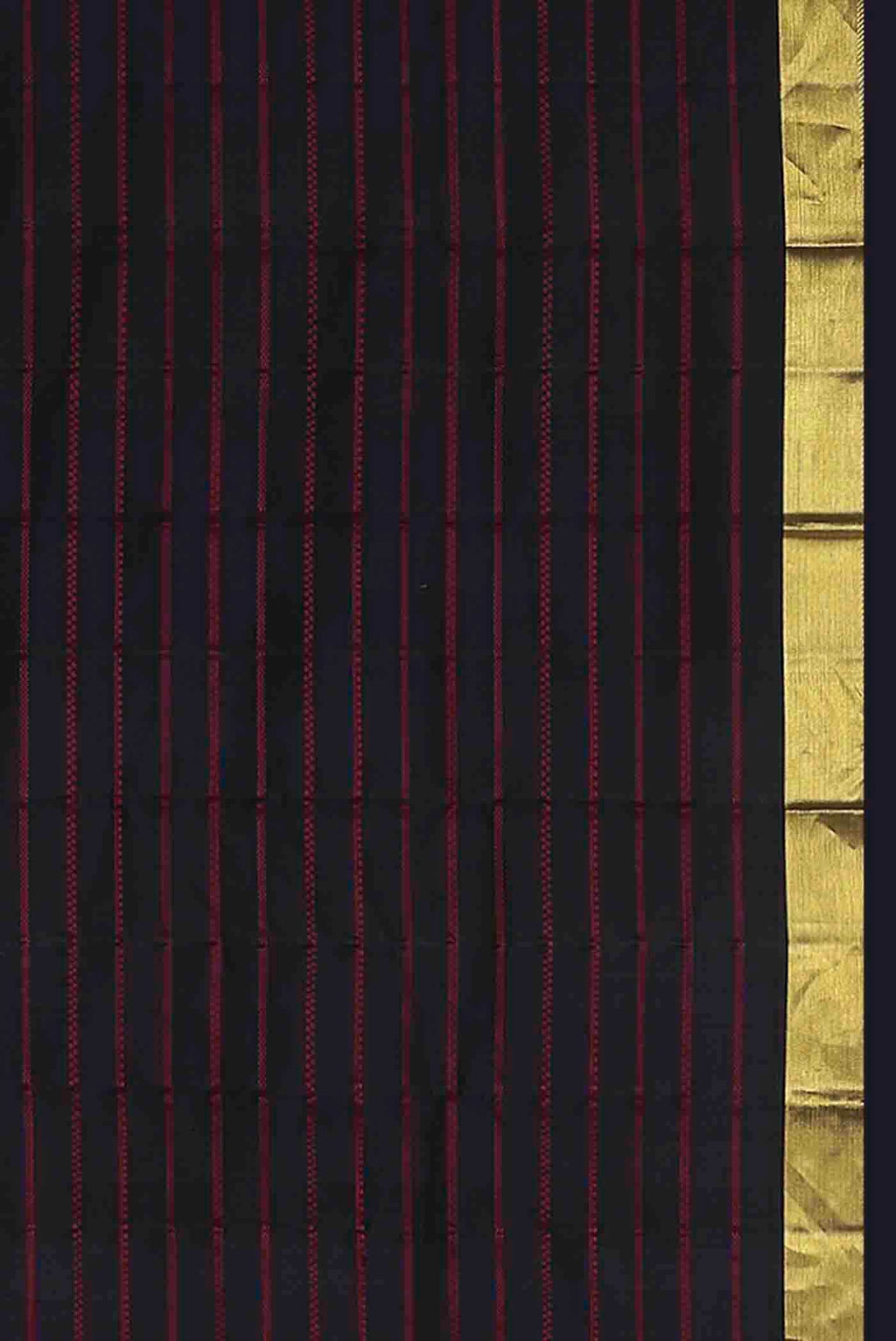 Black Kanchipuram Silk Saree