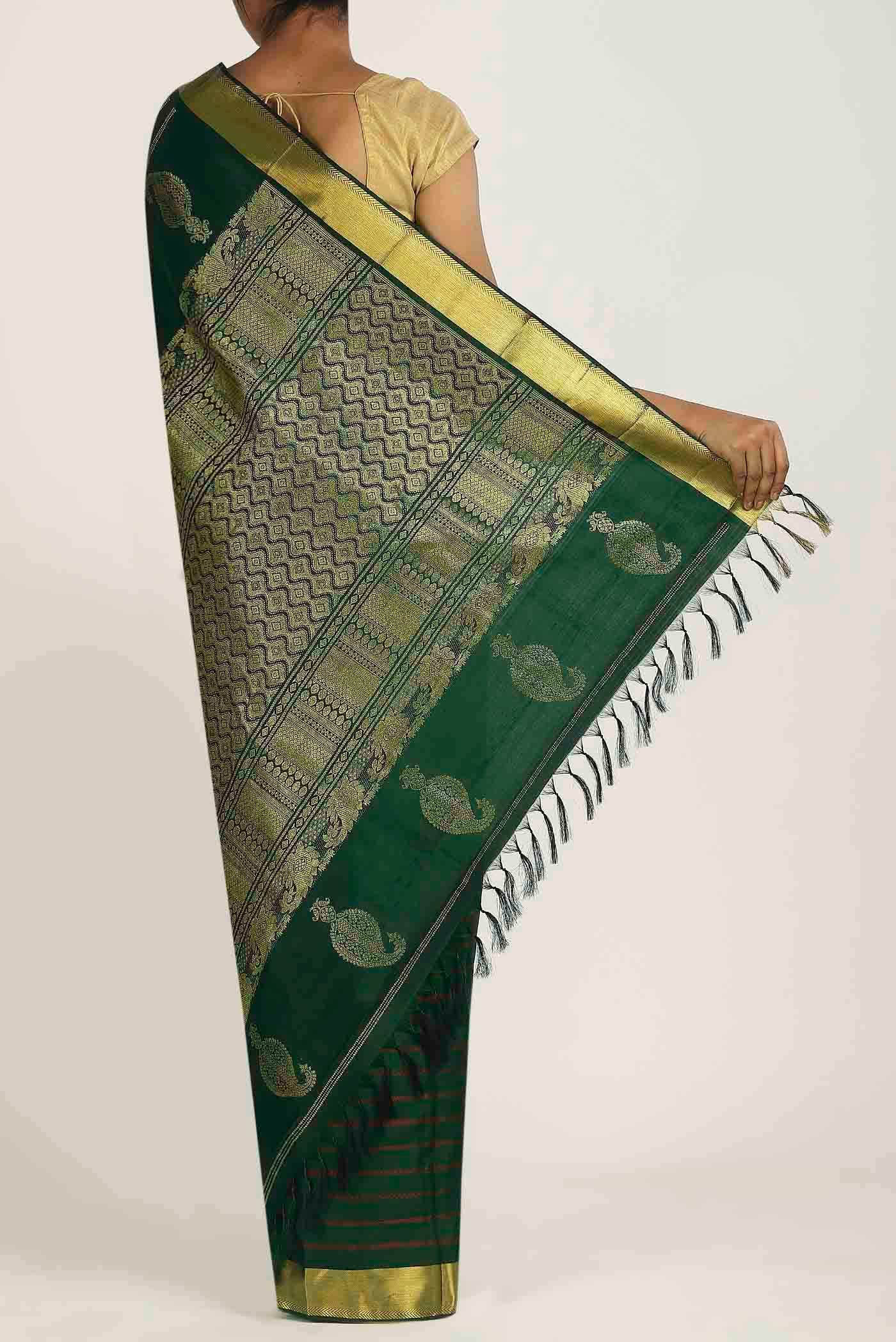 Green Kanchipuram Silk Saree