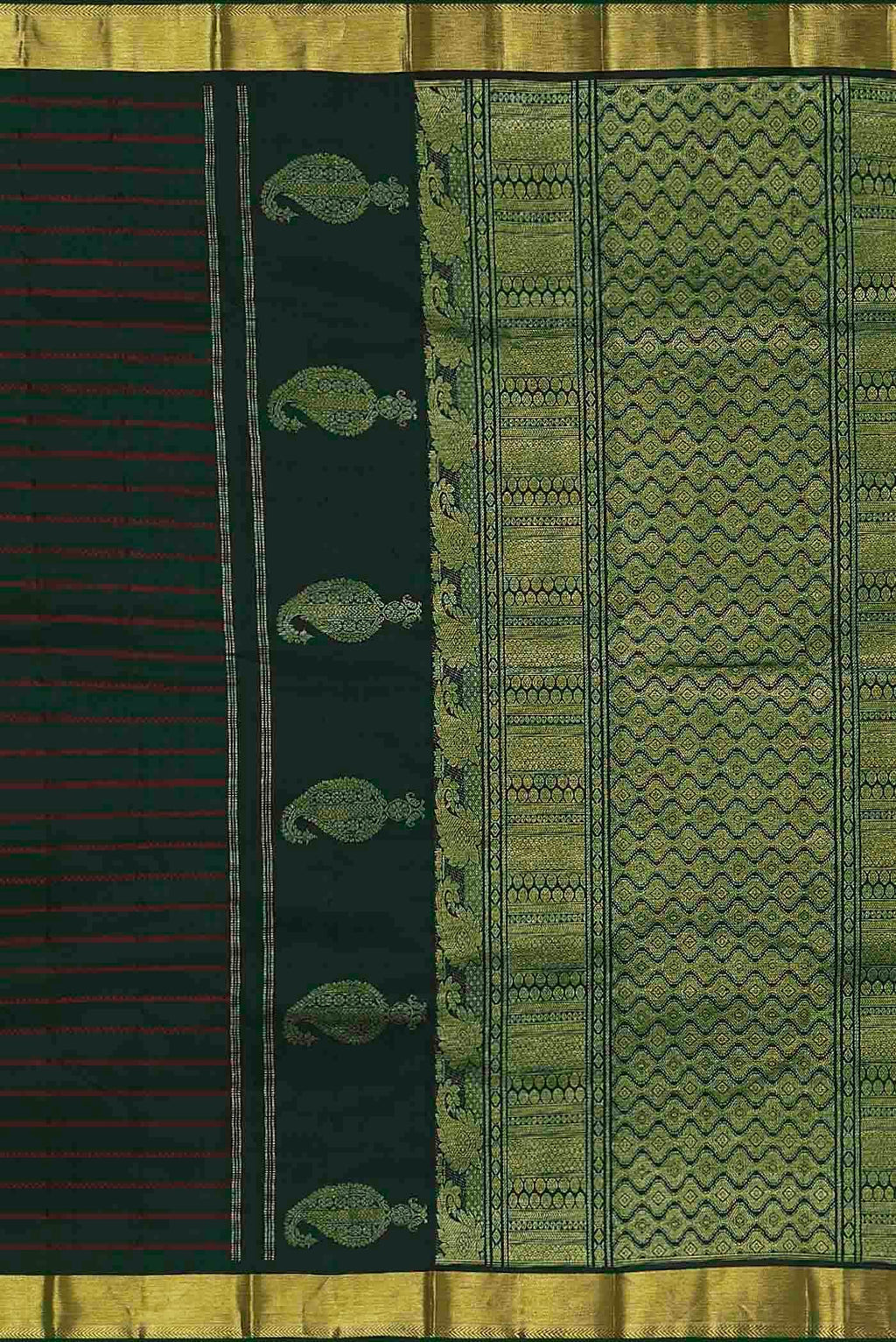 Green Kanchipuram Silk Saree