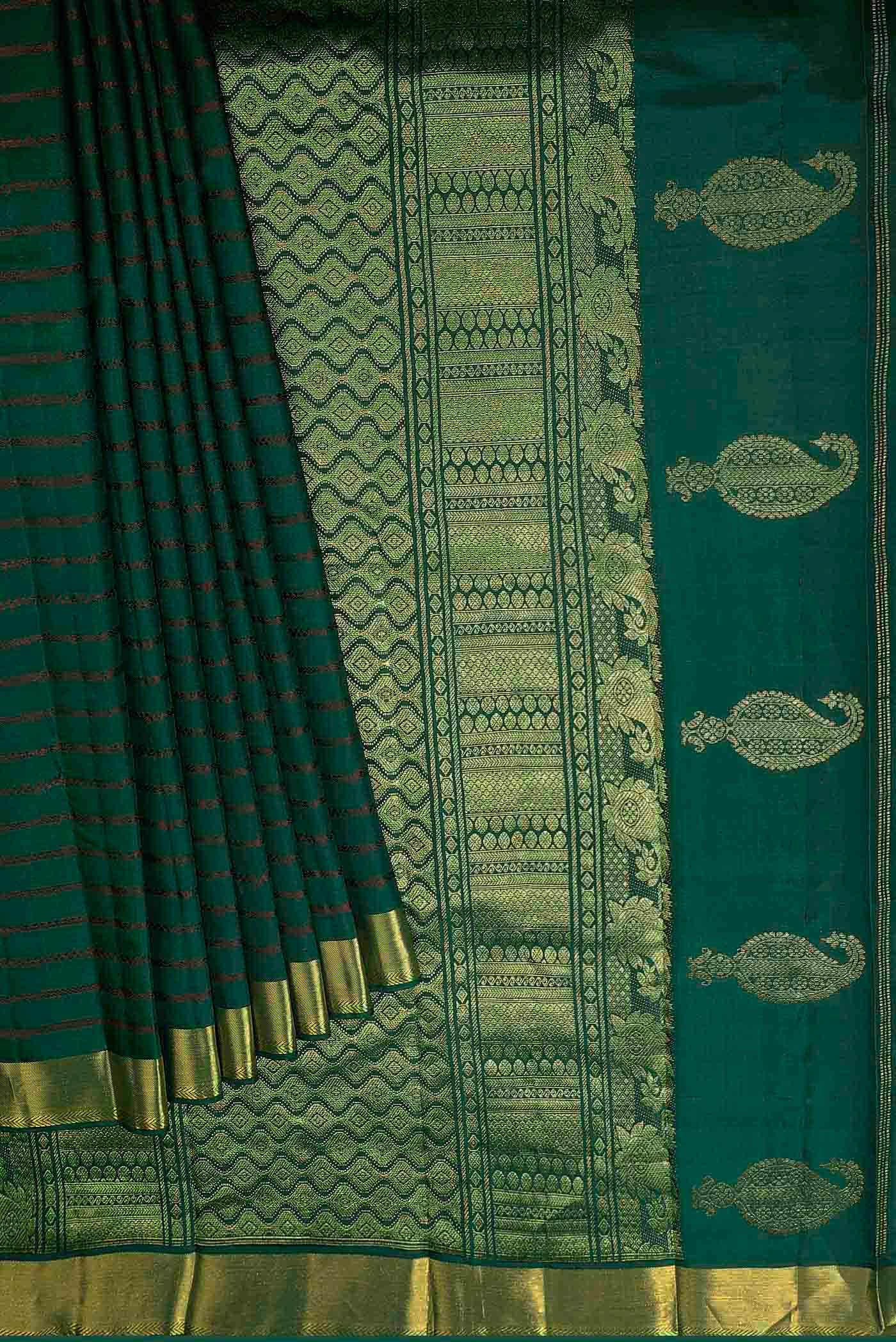Green Kanchipuram Silk Saree