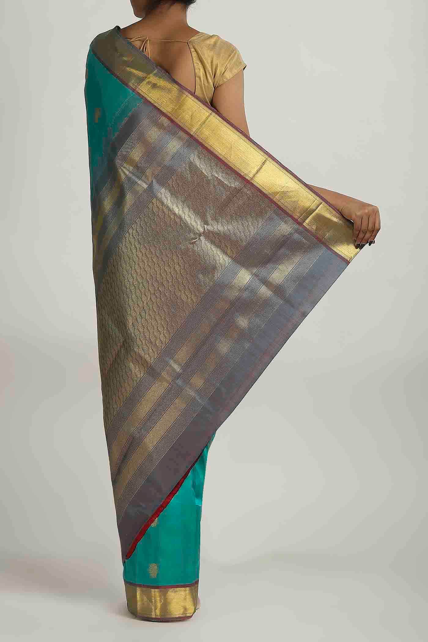 Green Kanchipuram Silk Saree