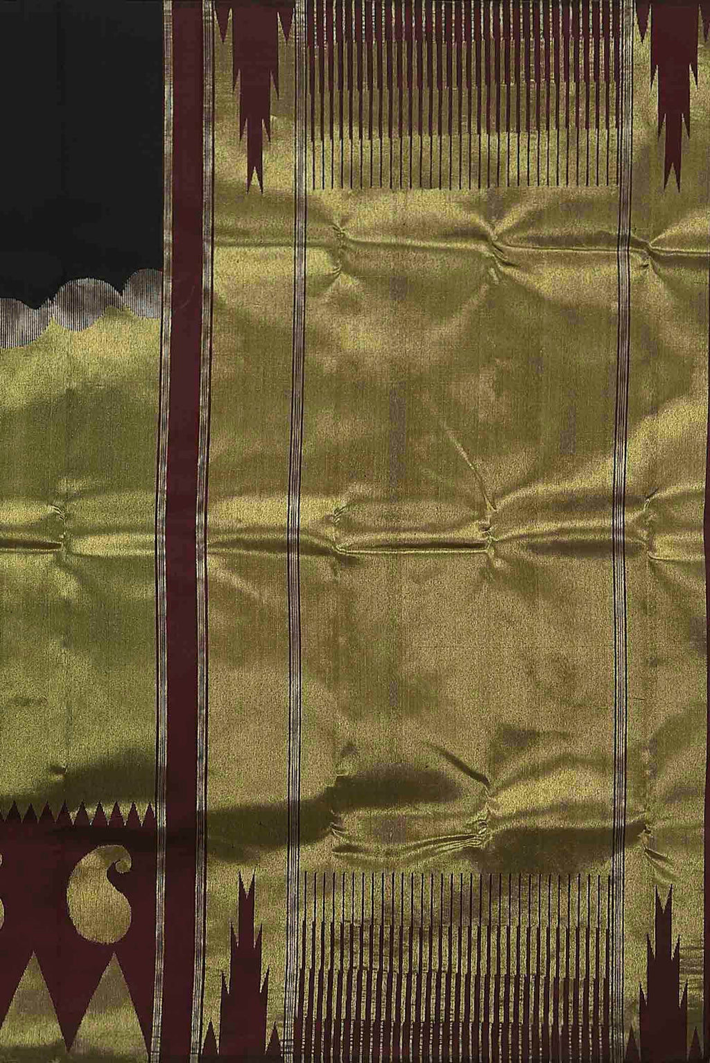 Black Kanchipuram Silk Saree