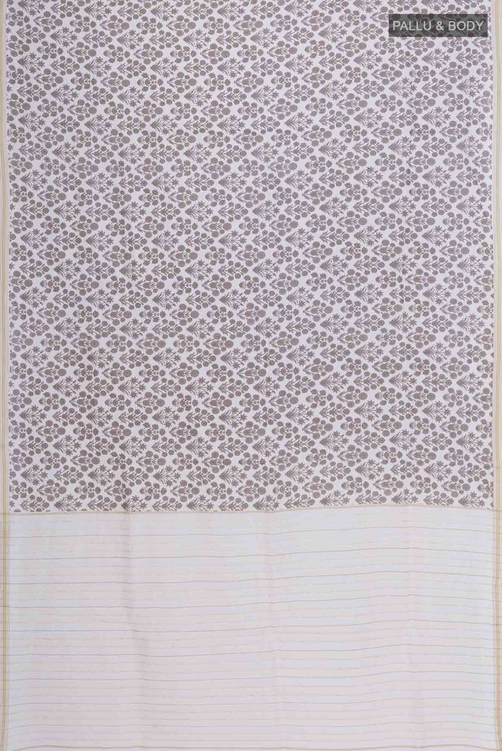 Off White Cotton Saree