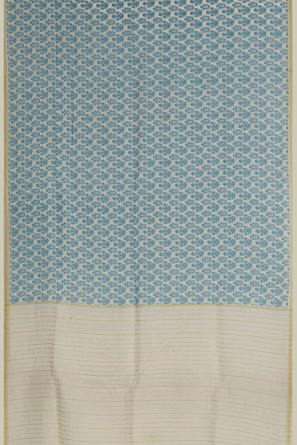 Beige Tussar Saree