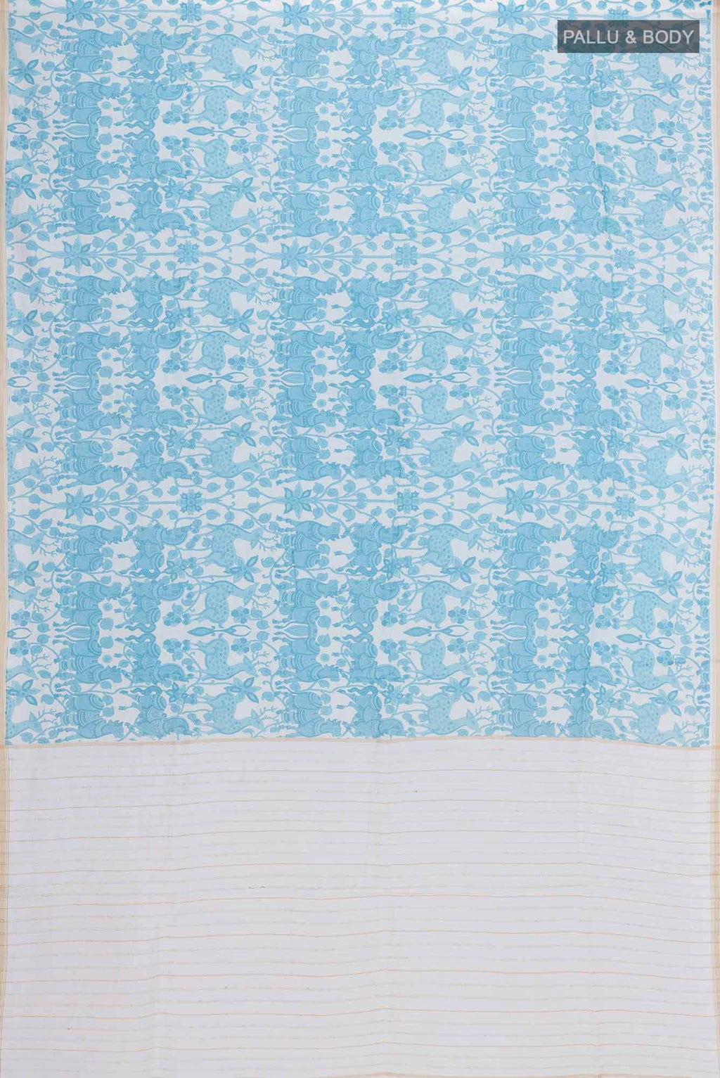 Off White Cotton Saree