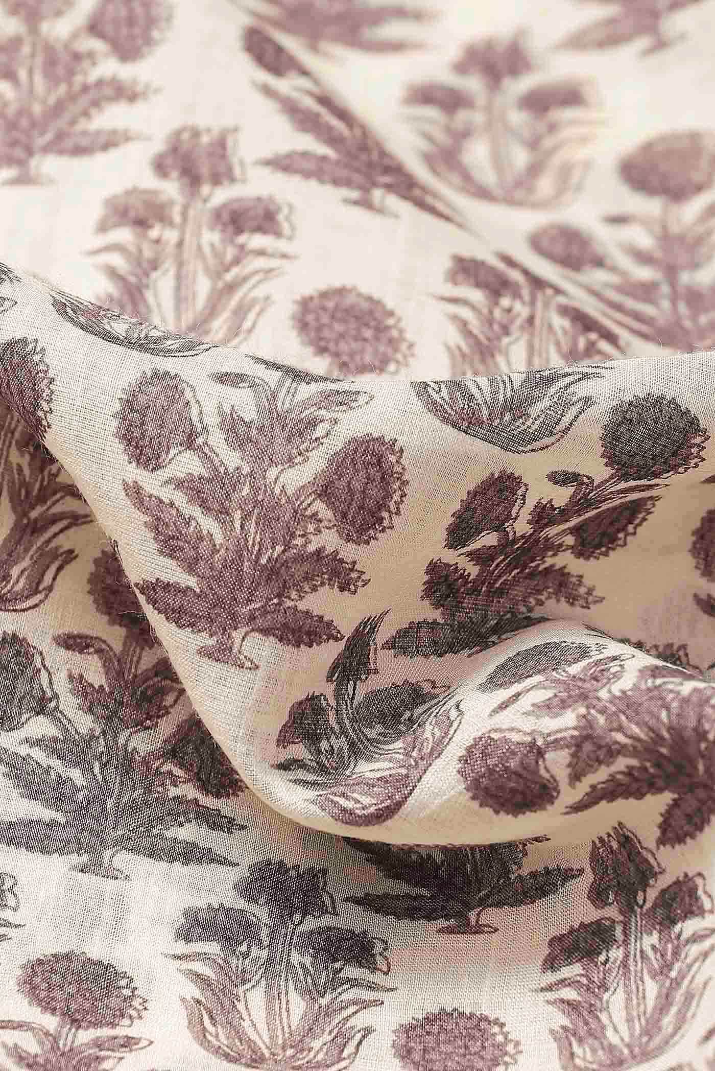Beige Tussar Saree