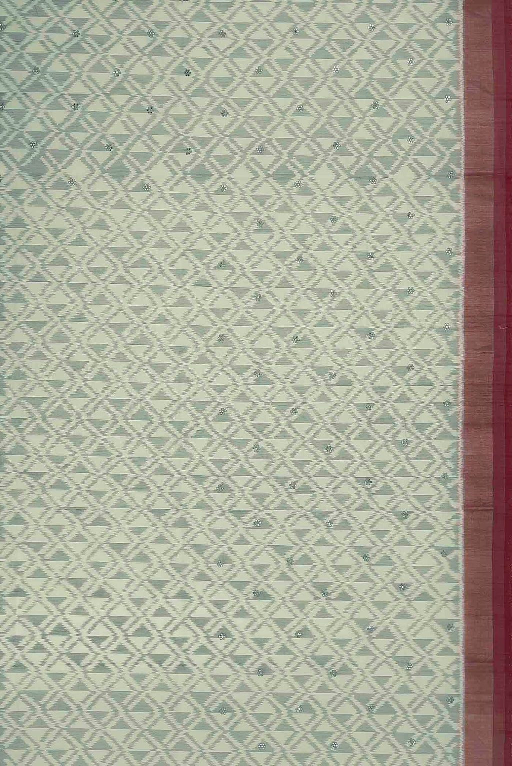 Beige Silk Cotton Saree