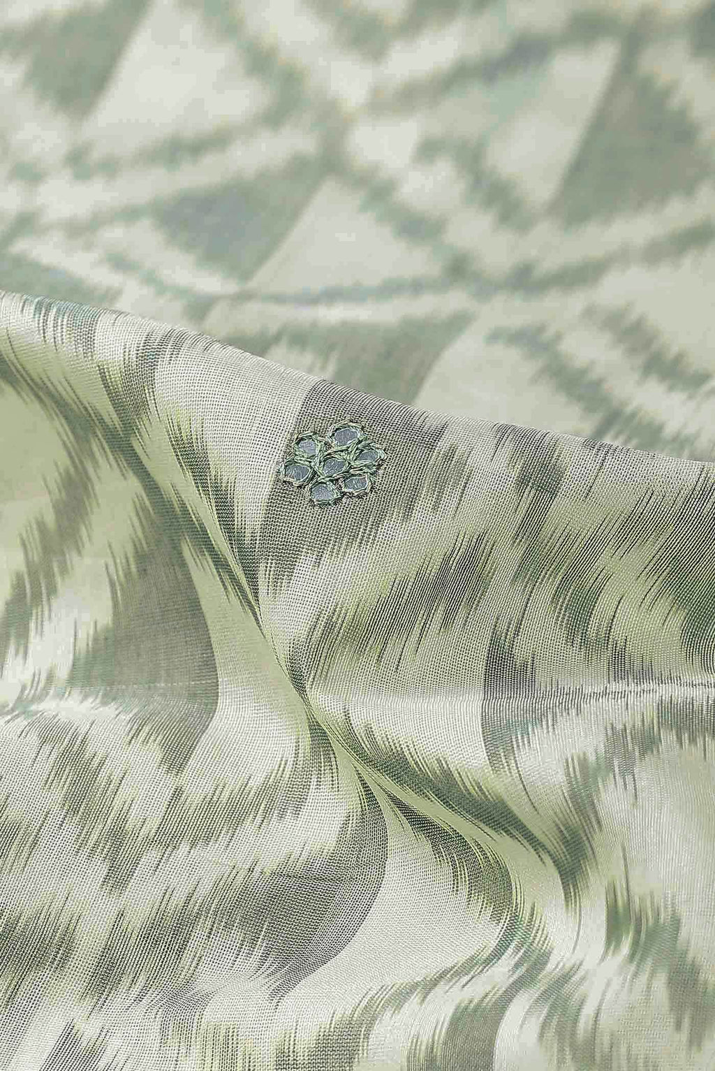 Beige Silk Cotton Saree