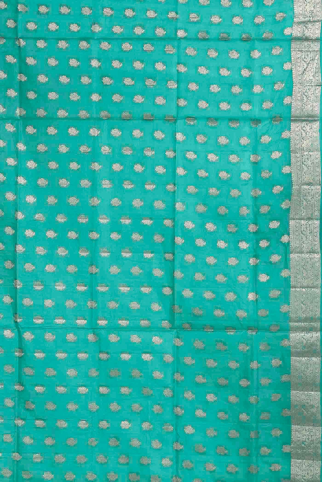 Blue Banarasi Raw Silk Saree
