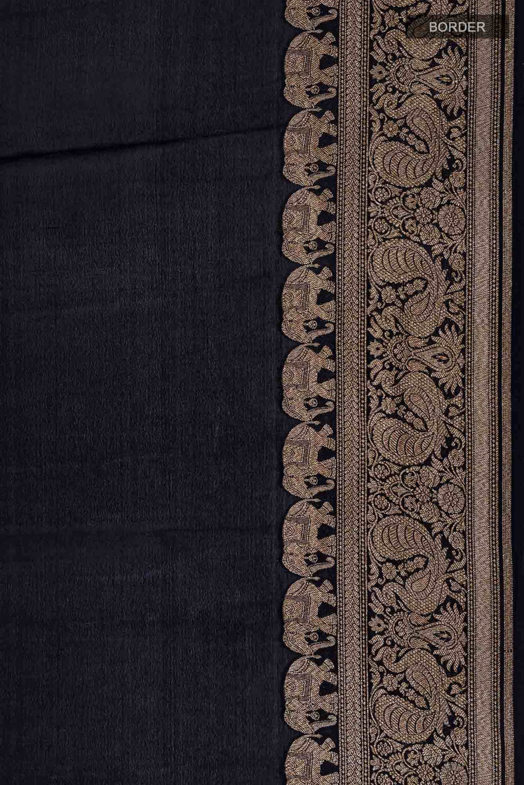 Black Banarasi Georgette Saree