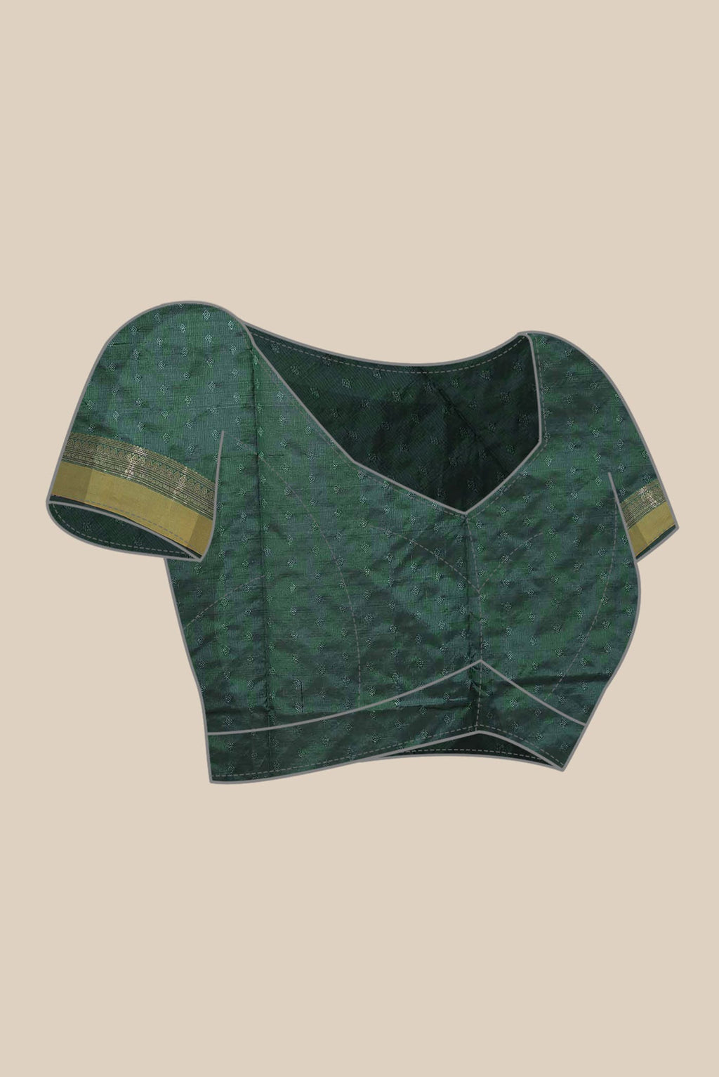 Green Blended Bangalore Silk Saree