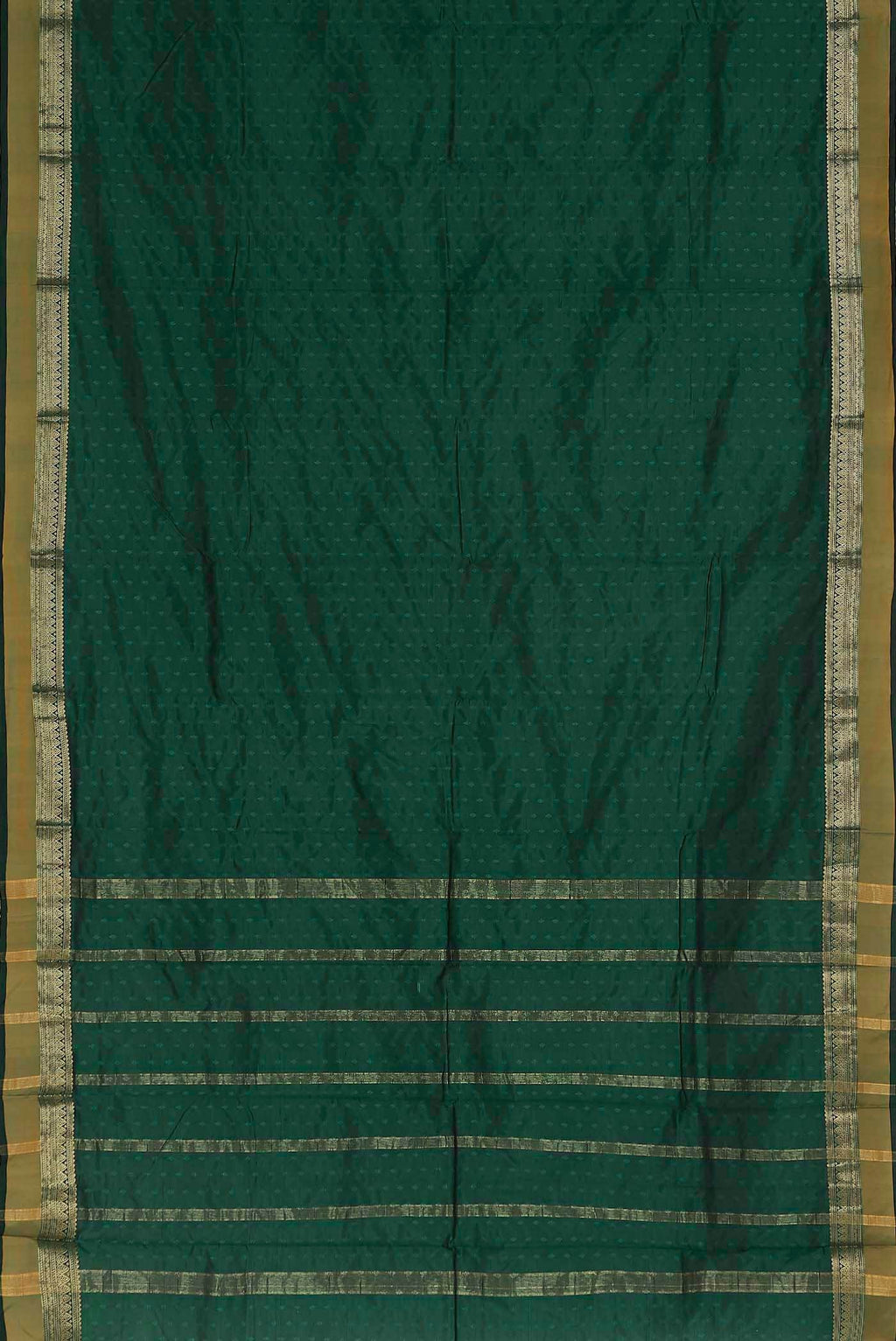 Green Blended Bangalore Silk Saree