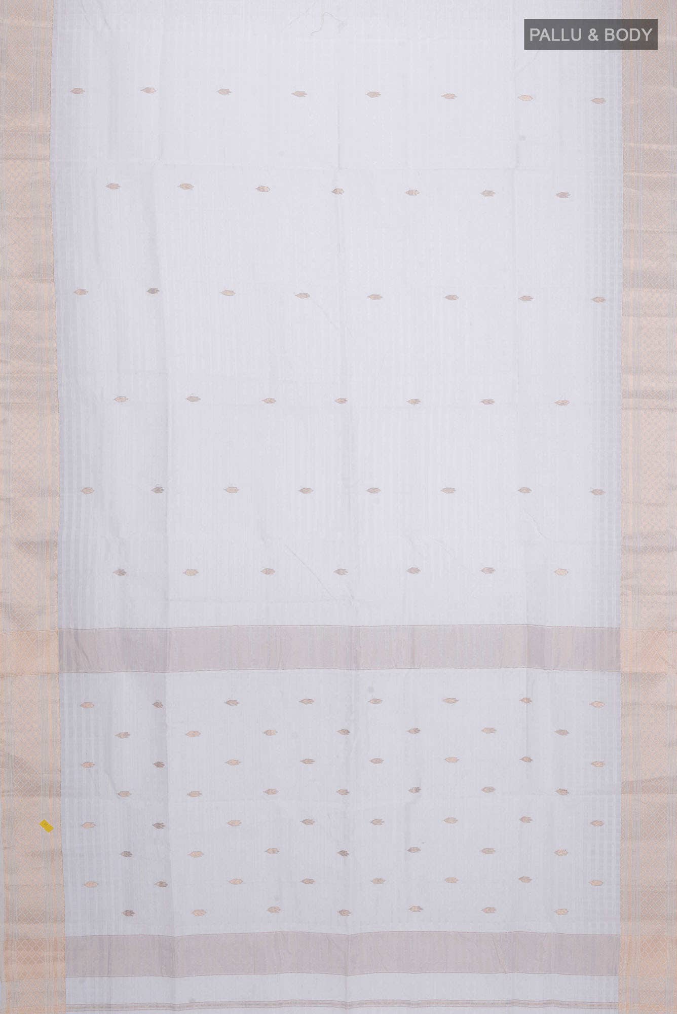 Off White Maheshwari Silk Cotton Saree