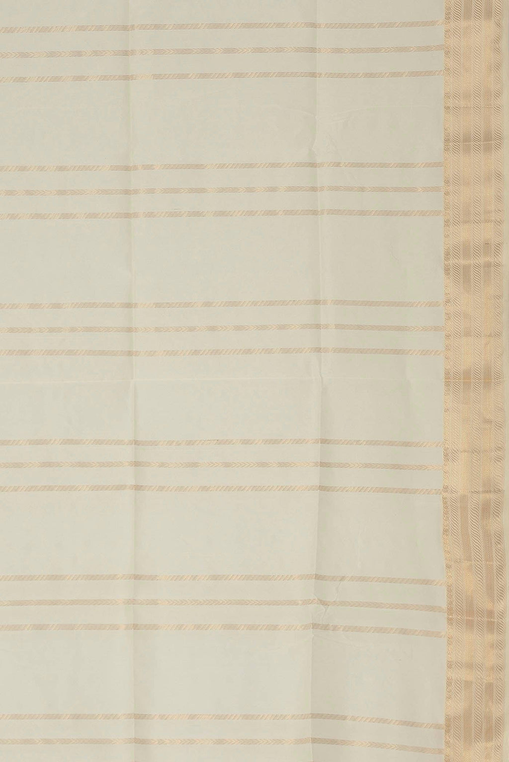 Off White Maheshwari Silk Cotton Saree