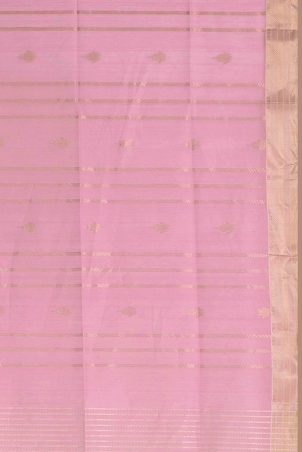 Pink Maheshwari Silk Cotton Saree