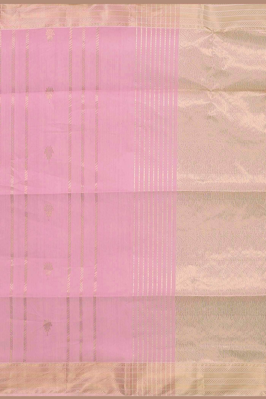 Pink Maheshwari Silk Cotton Saree
