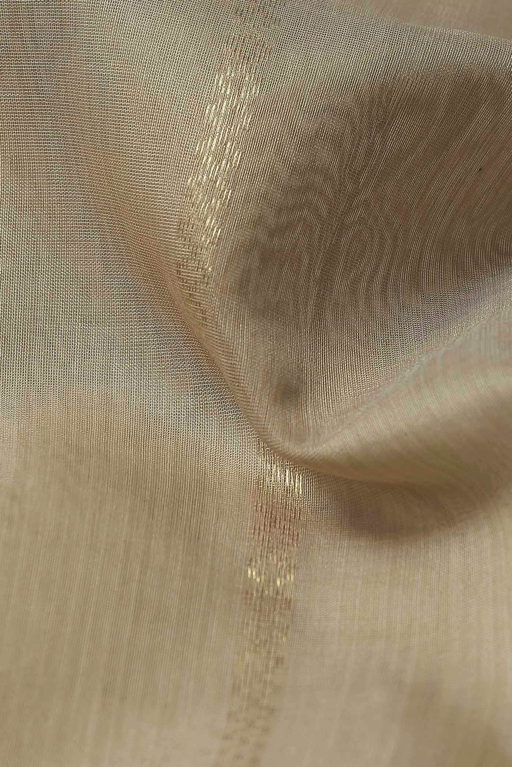 Beige Maheshwari Silk Cotton Saree