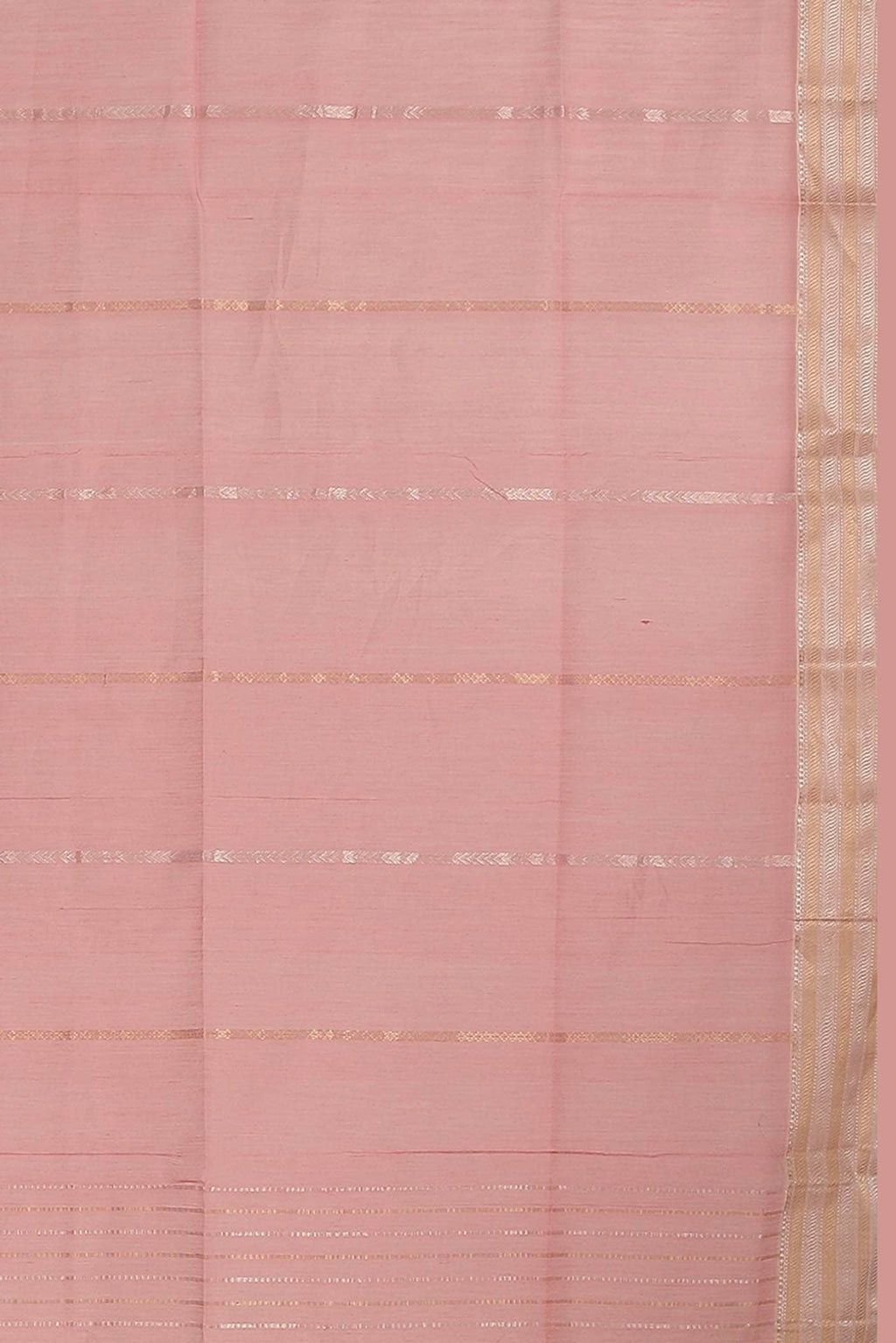 Coral Maheshwari Silk Cotton Saree