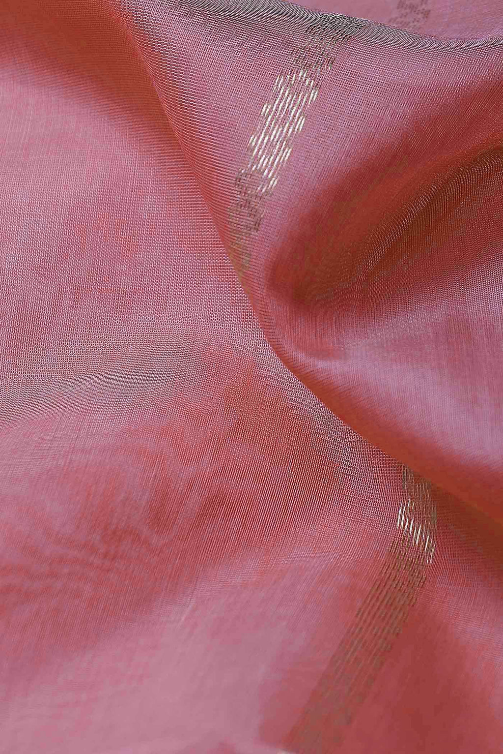 Coral Maheshwari Silk Cotton Saree