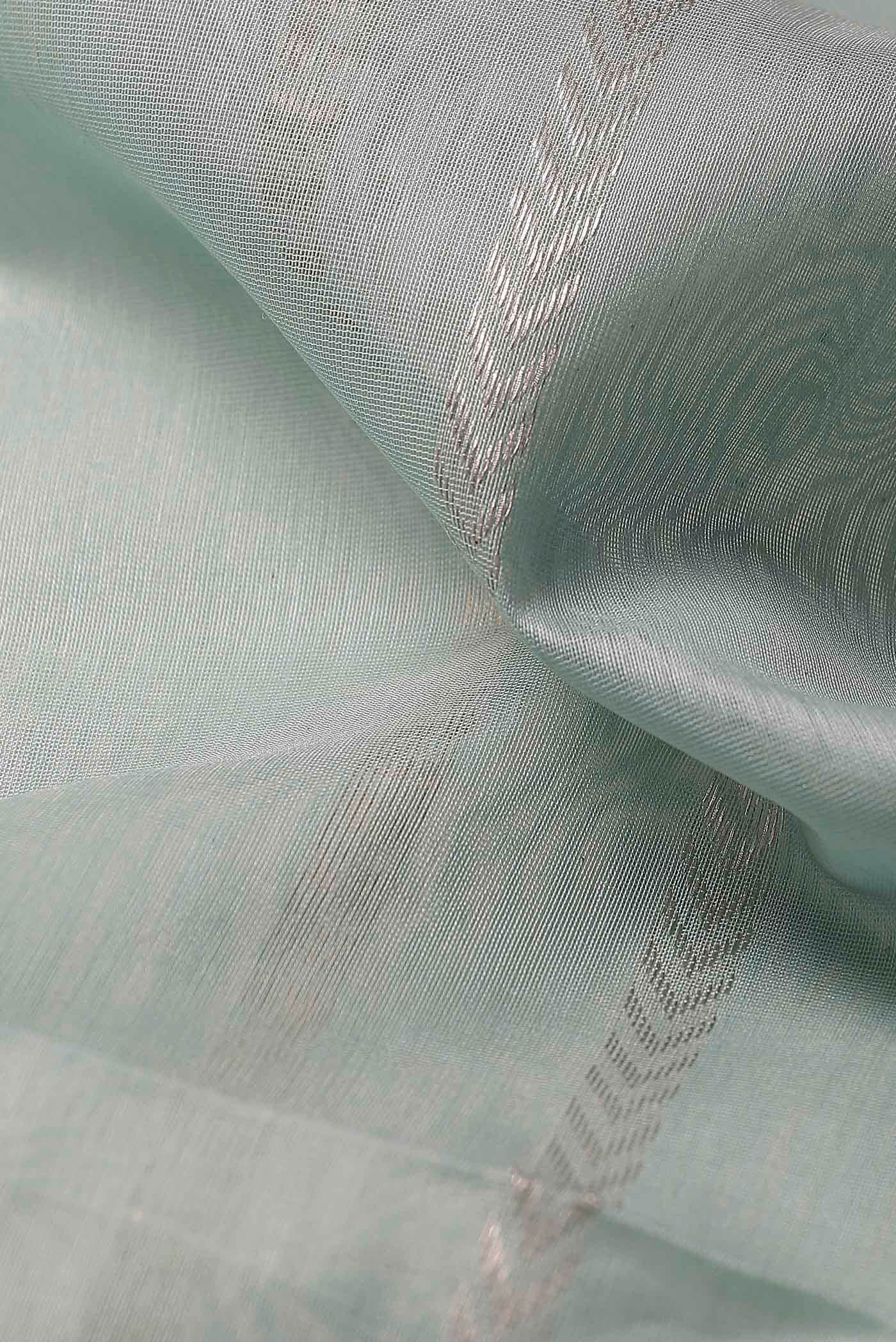 Green Maheshwari Silk Cotton Saree