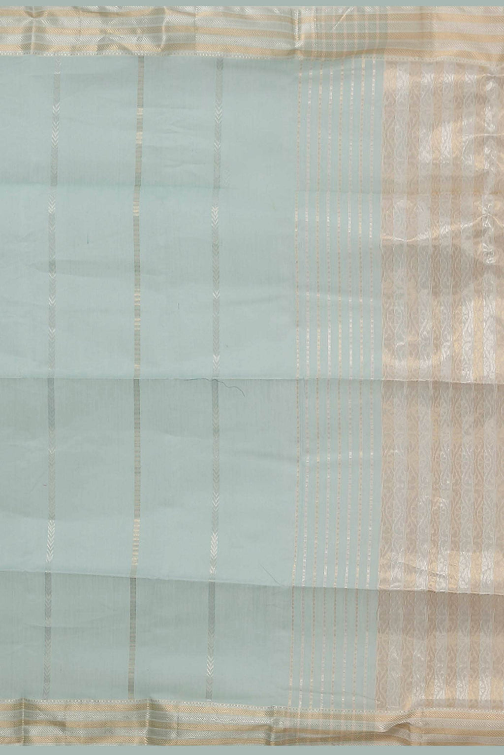 Green Maheshwari Silk Cotton Saree