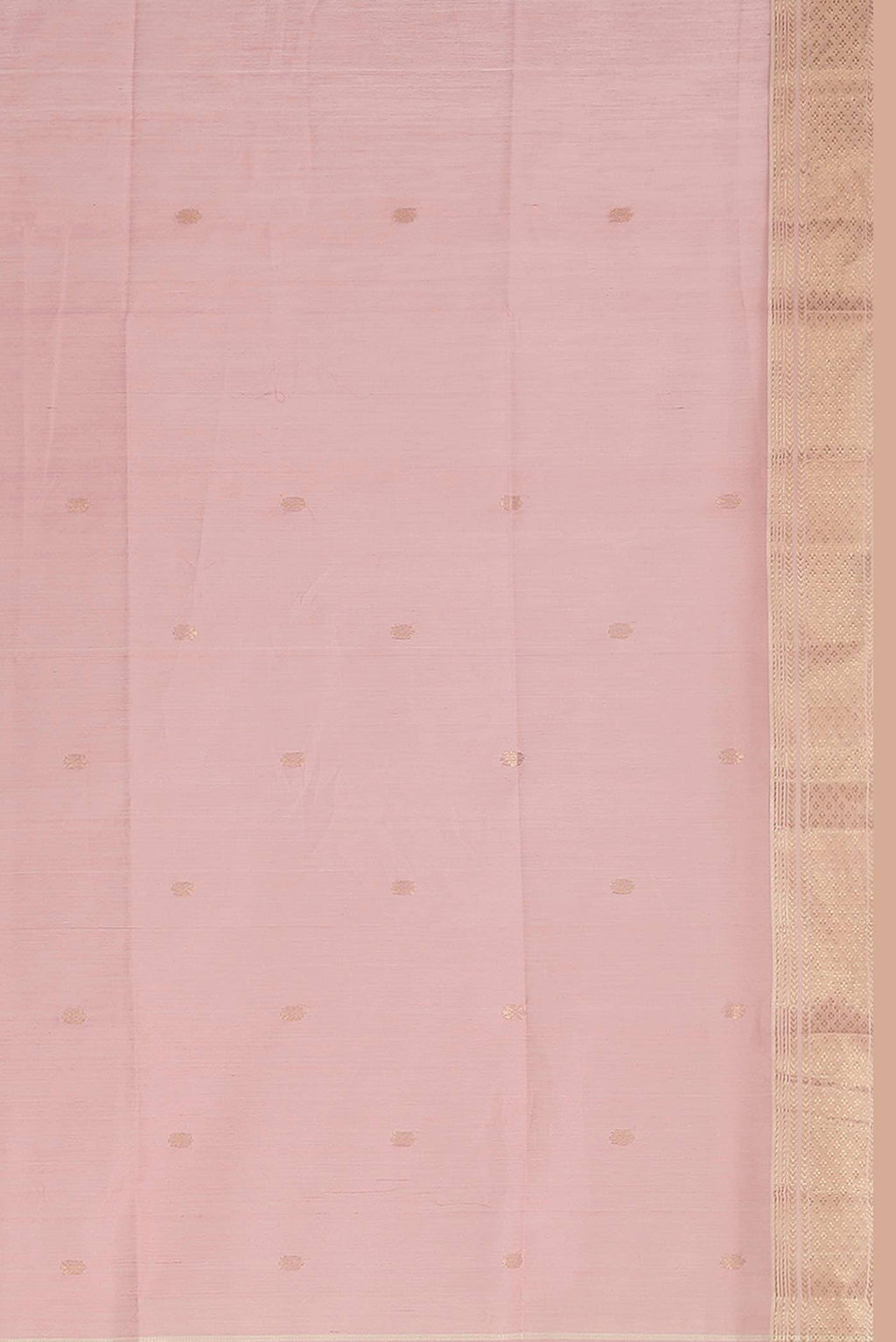 Pink Maheshwari Silk Cotton Saree