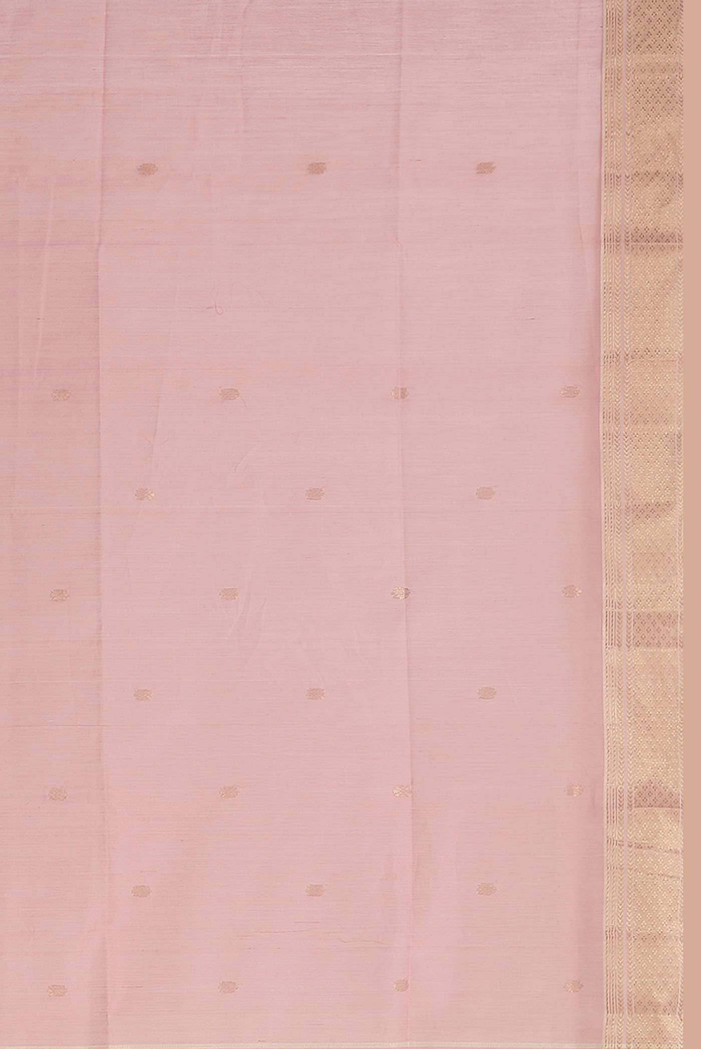 Pink Maheshwari Silk Cotton Saree