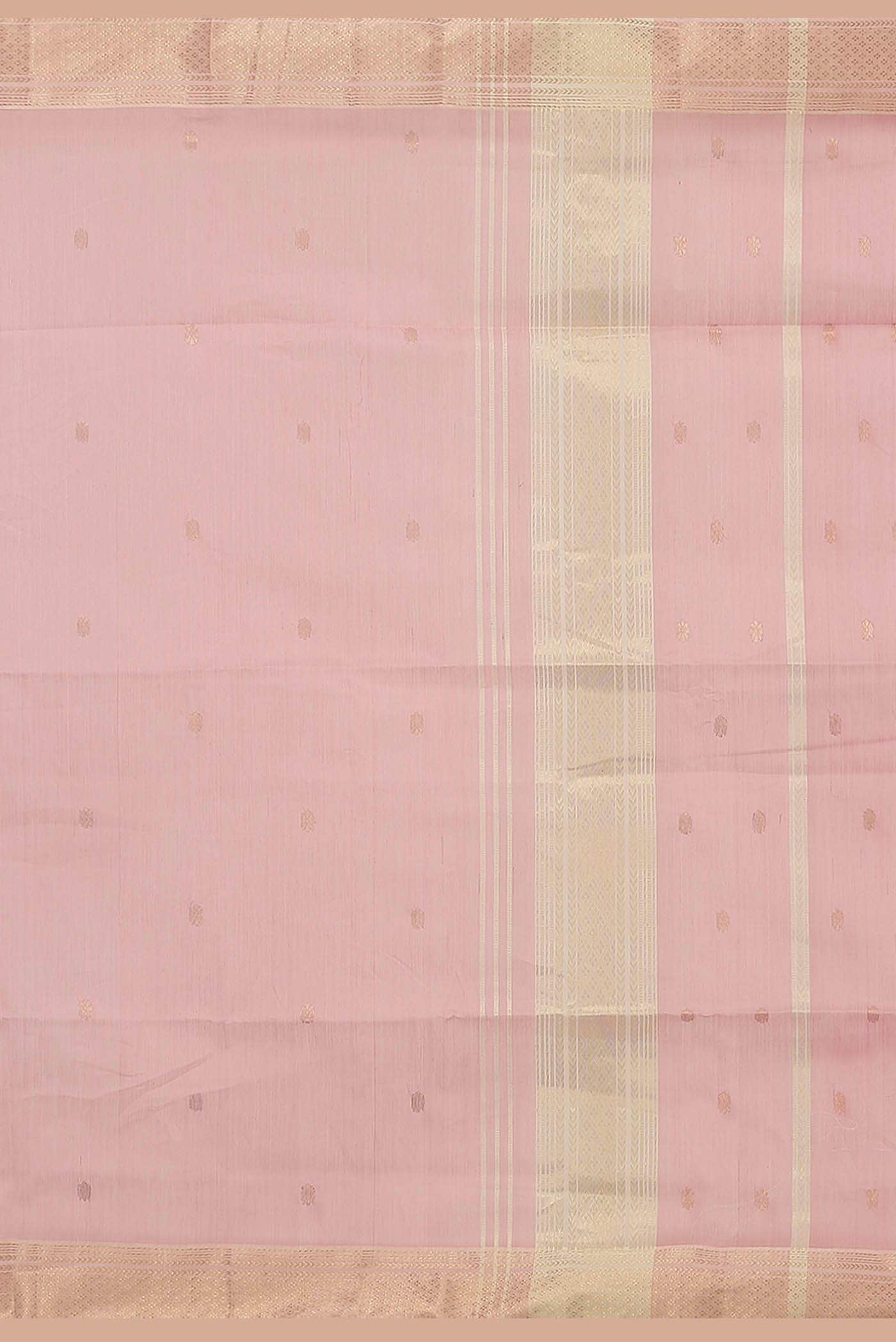 Pink Maheshwari Silk Cotton Saree
