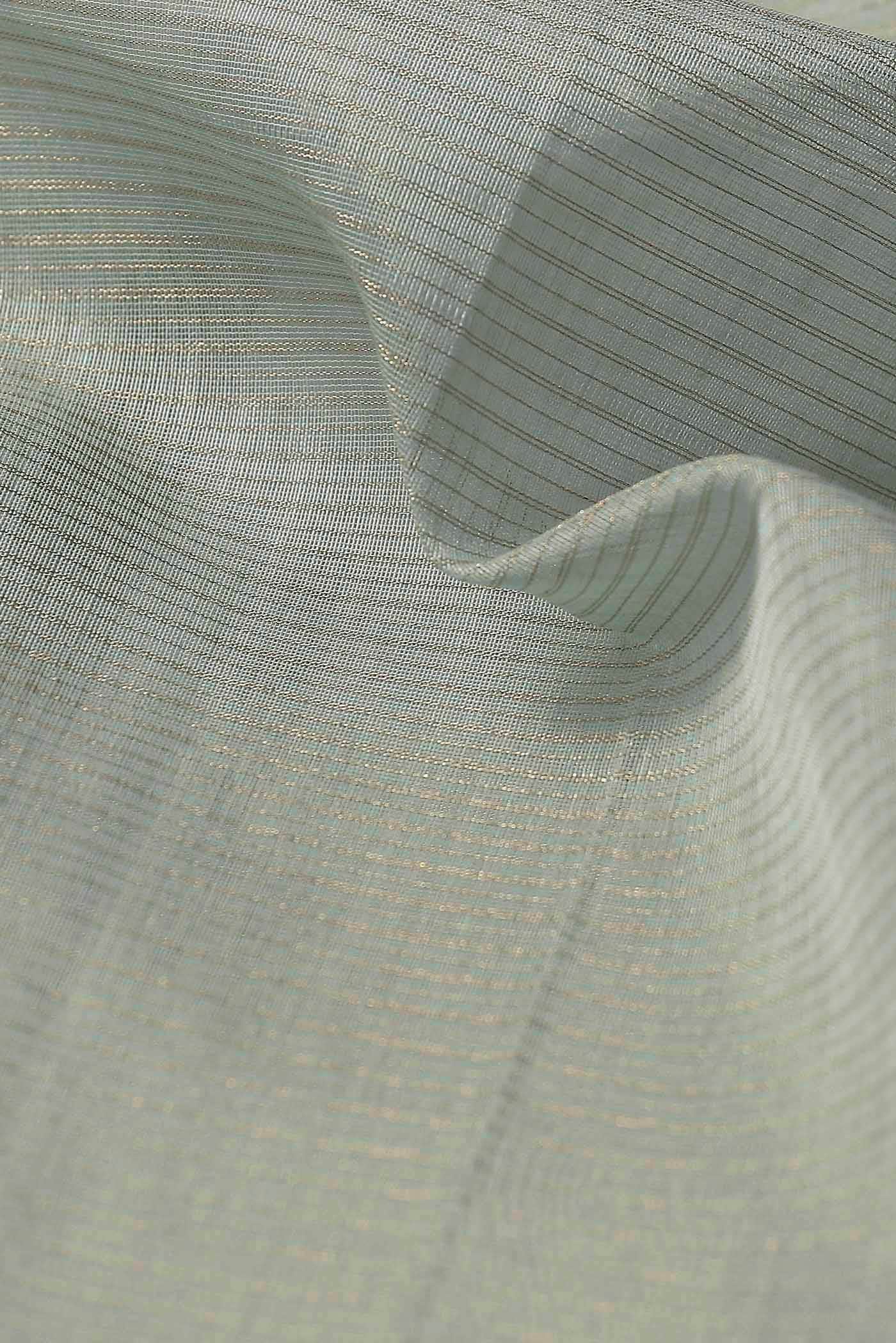 Green Maheshwari Silk Cotton Saree