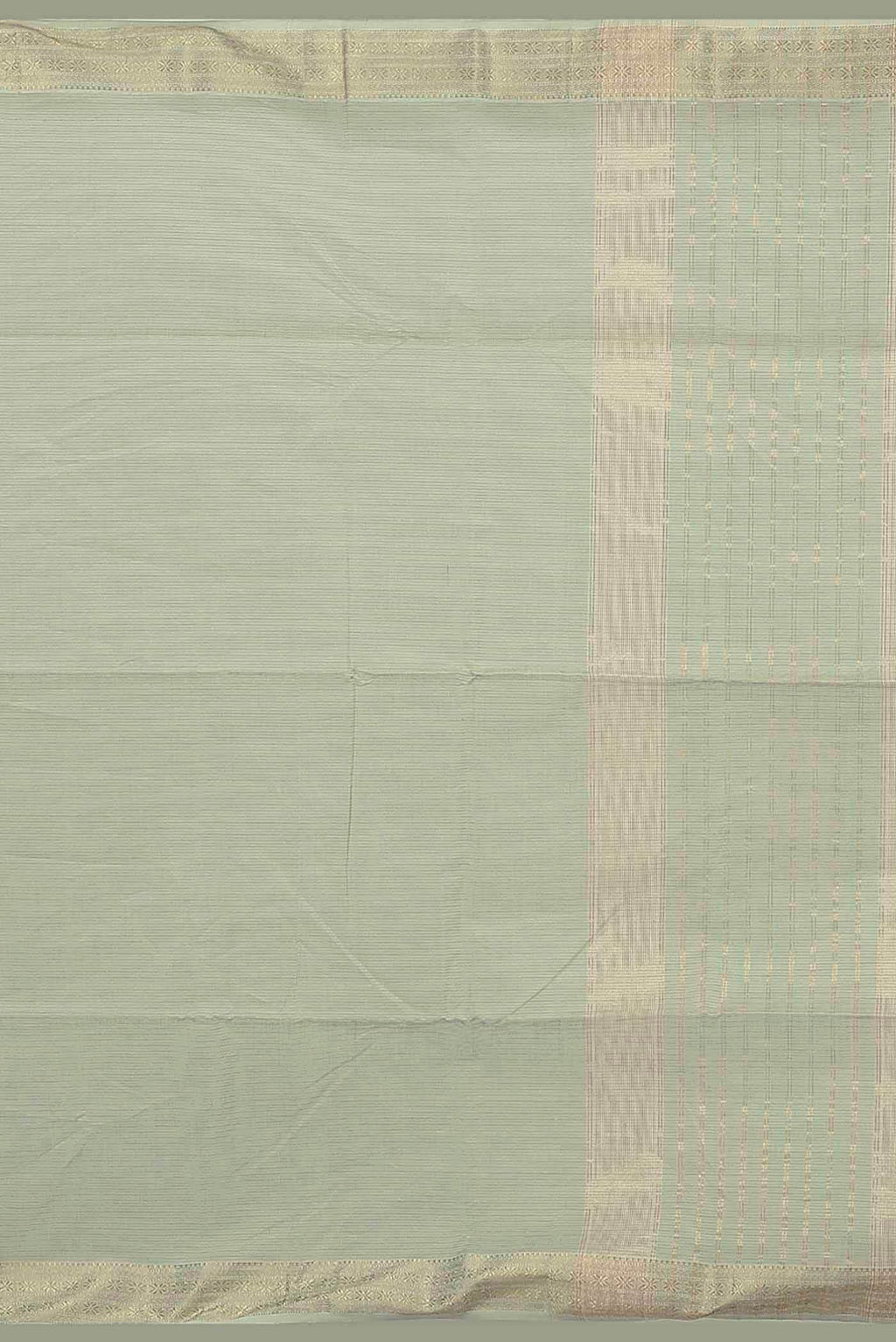 Green Maheshwari Silk Cotton Saree