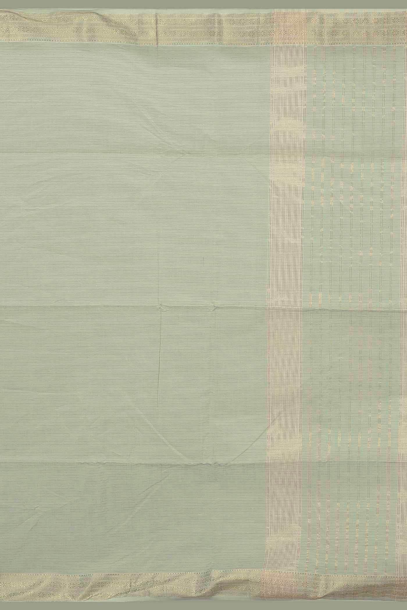 Green Maheshwari Silk Cotton Saree