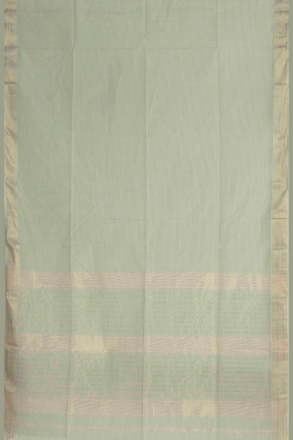 Green Maheshwari Silk Cotton Saree