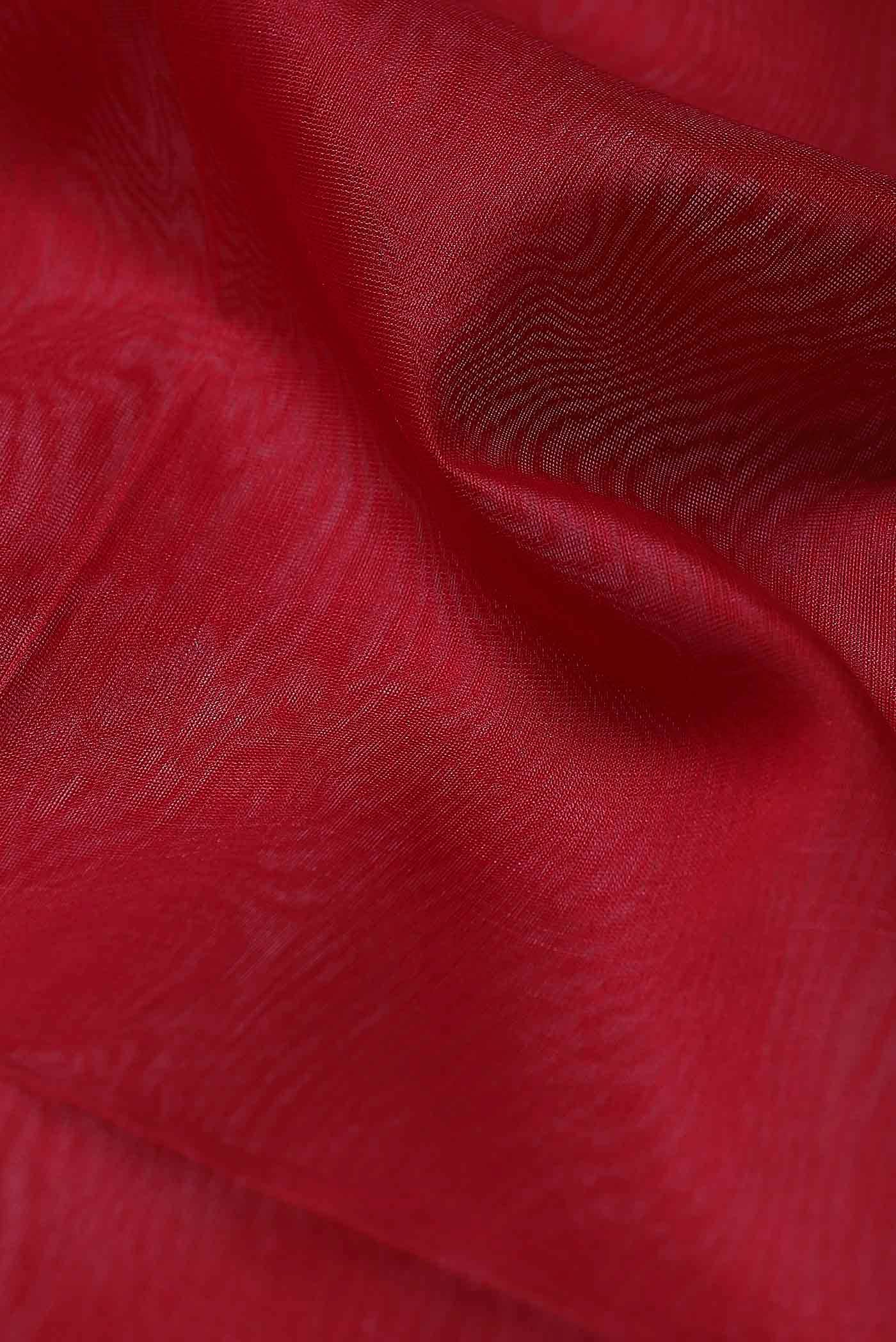 Yellow Maheshwari Silk Cotton Saree