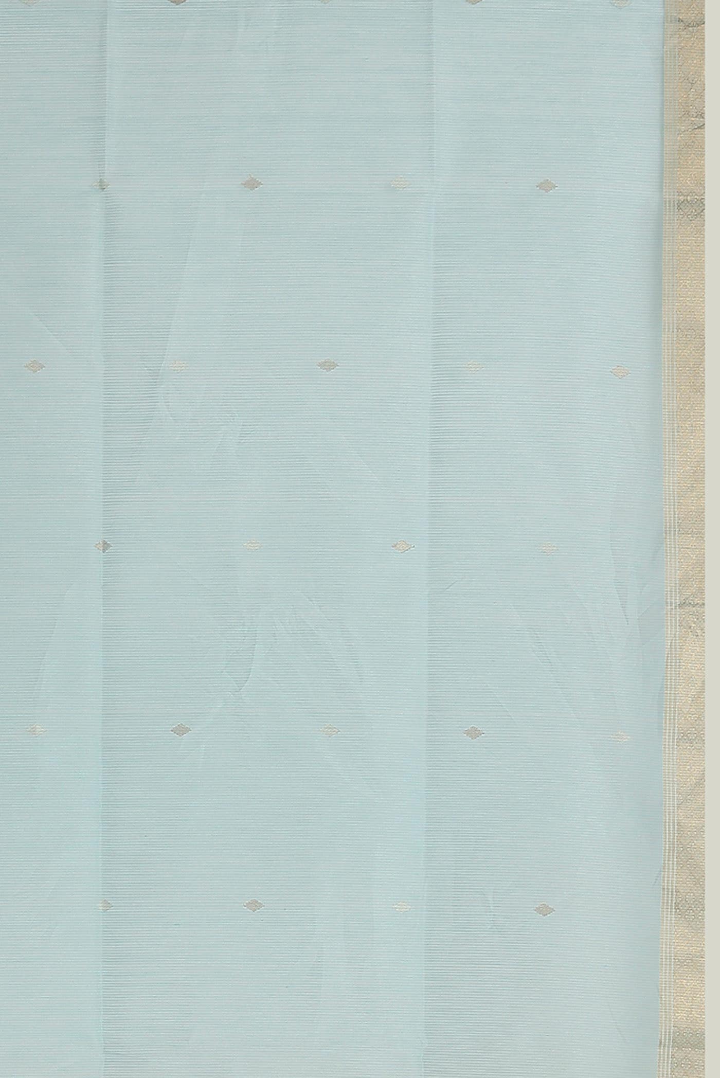 Blue Maheshwari Silk Cotton Saree
