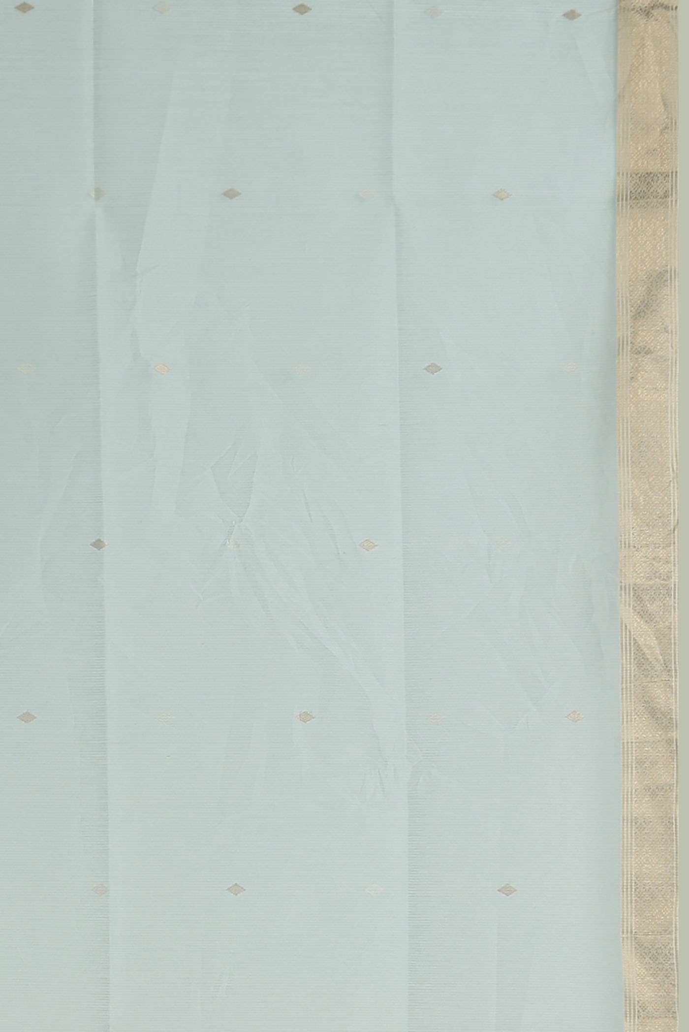 Blue Maheshwari Silk Cotton Saree