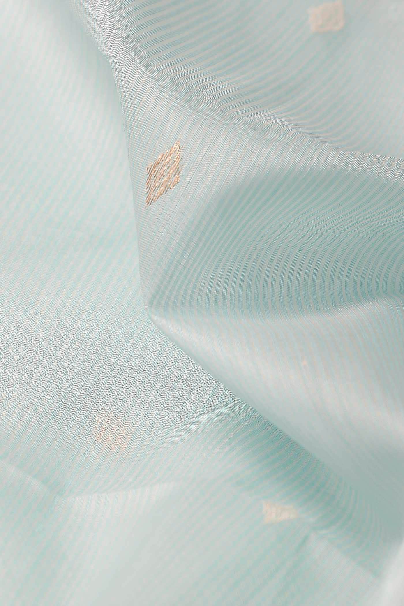 Blue Maheshwari Silk Cotton Saree