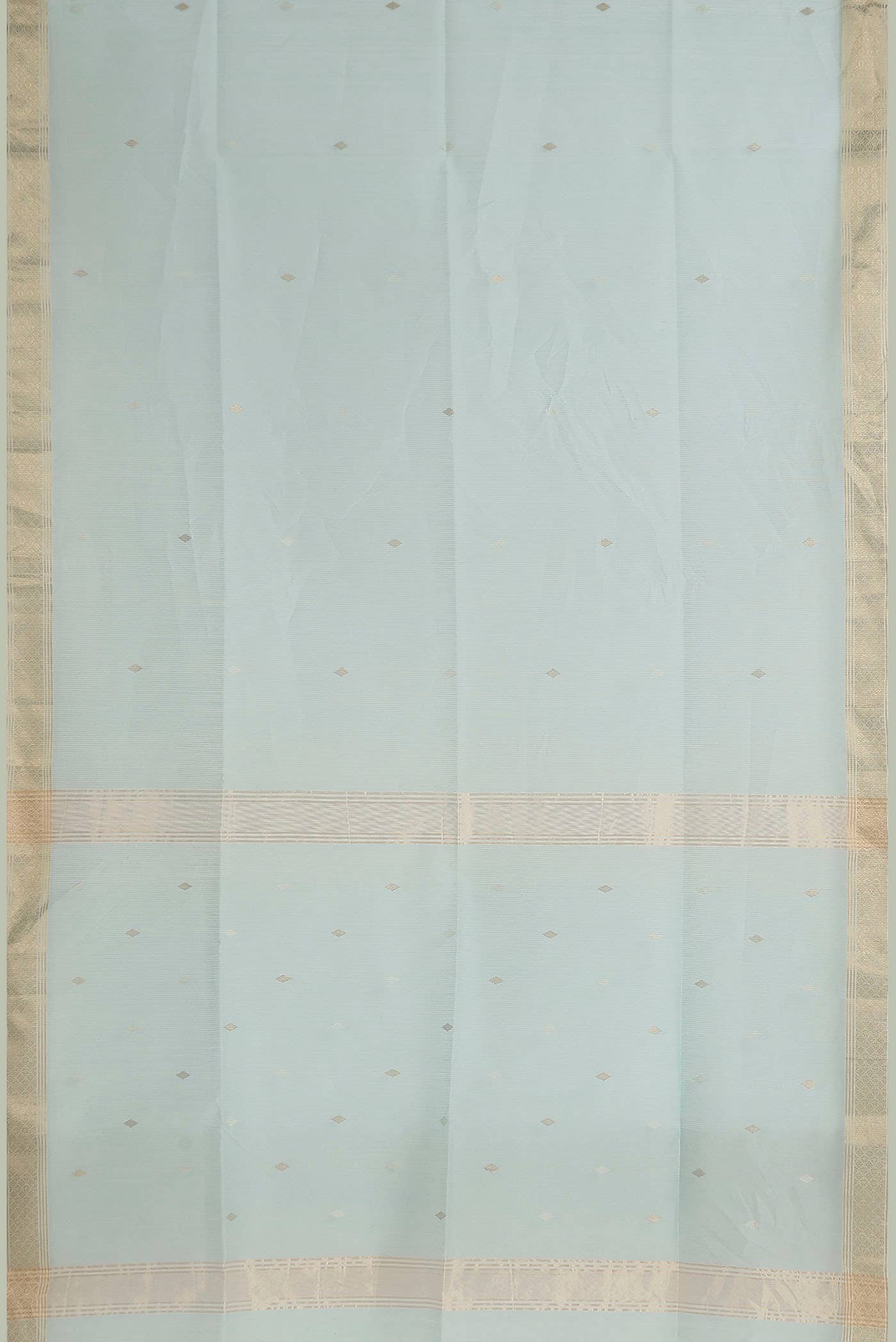 Blue Maheshwari Silk Cotton Saree