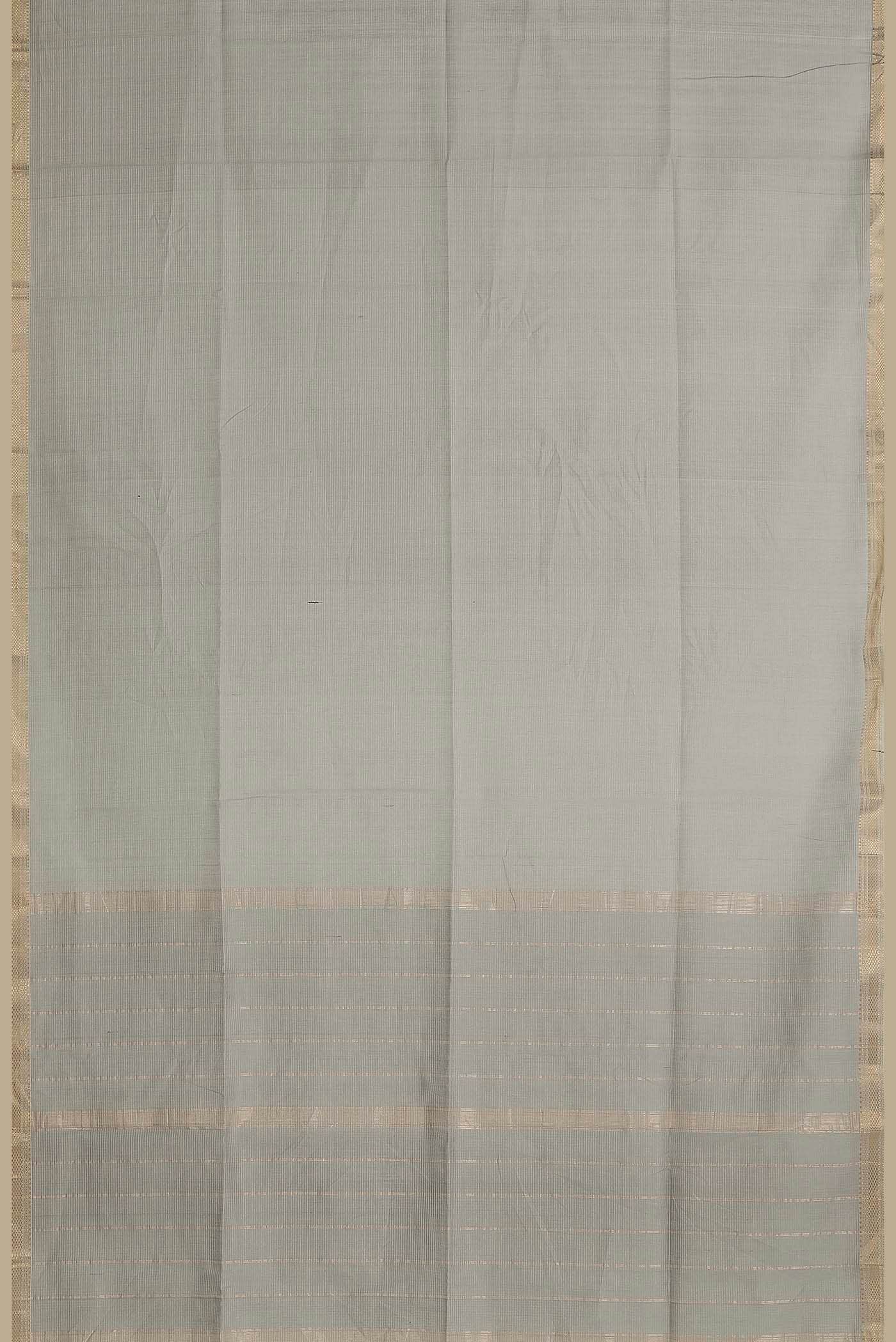 Grey Maheshwari Silk Cotton Saree